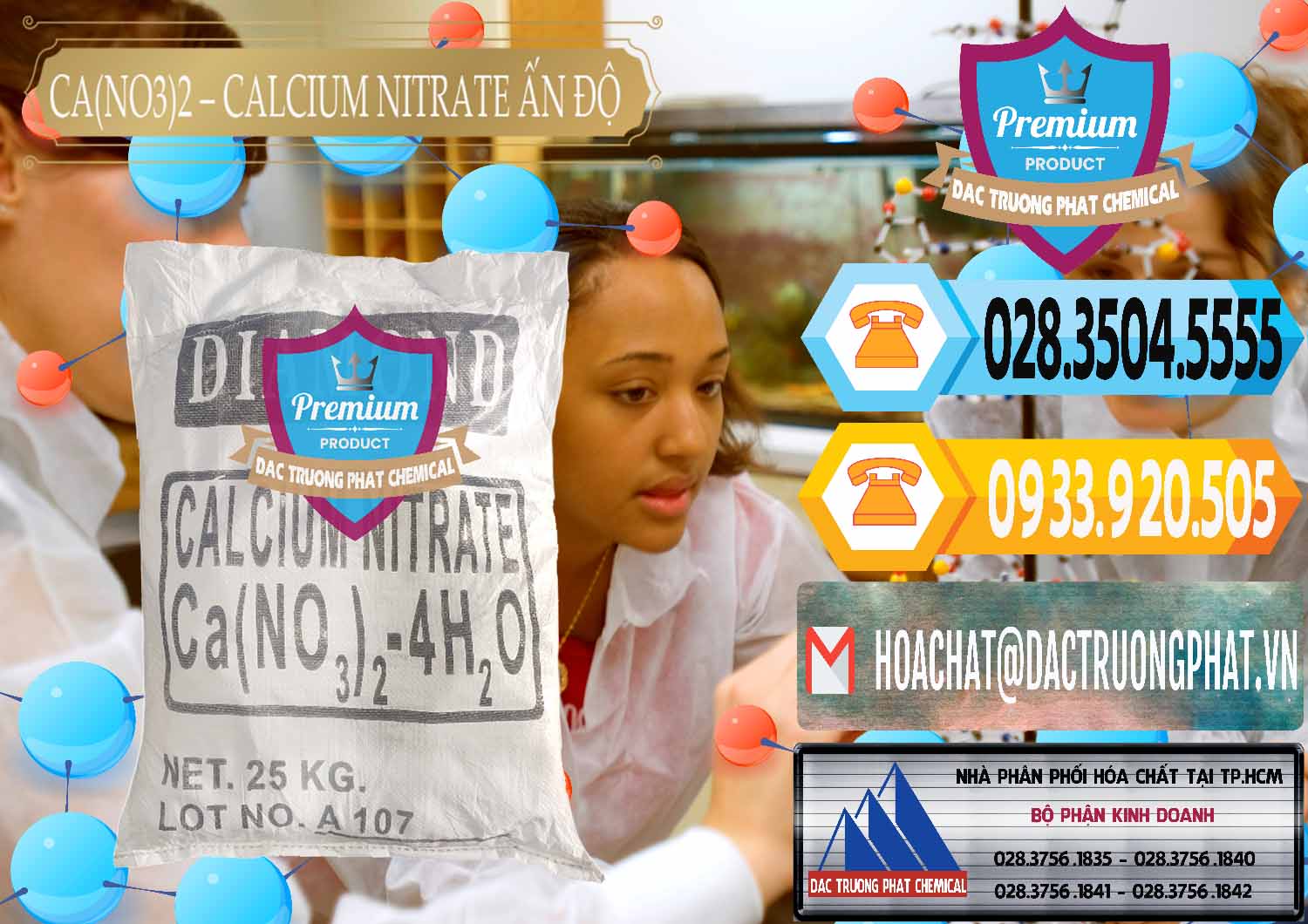 Đơn vị chuyên phân phối « bán Nitrat Canxi * Muối Calcium Nitrate 99% Ấn Độ India Công ty cung cấp ( bán ) CA(NO3)2 – Calcium Nitrate Ấn Độ India - 0038 - Chuyên cung cấp ( bán ) hóa chất tại TP.HCM - hoachattayrua.net