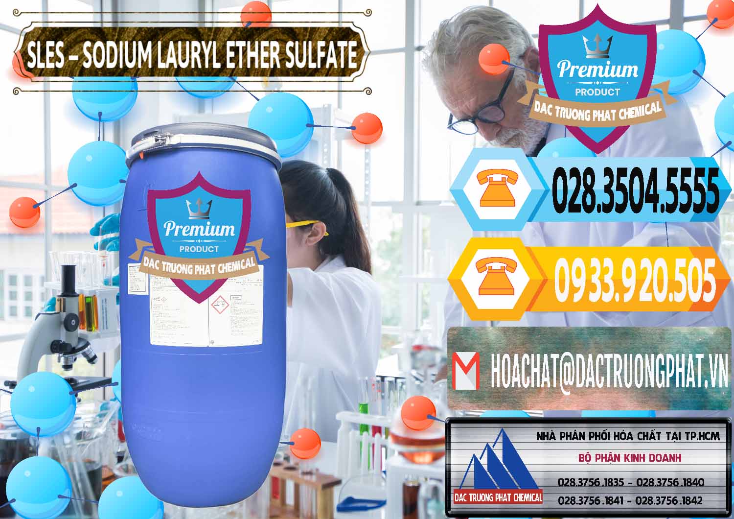 Cty cung ứng & bán Chất Tạo Bọt Sles - Sodium Lauryl Ether Sulphate Kao Indonesia - 0046 - Cung cấp _ kinh doanh hóa chất tại TP.HCM - hoachattayrua.net