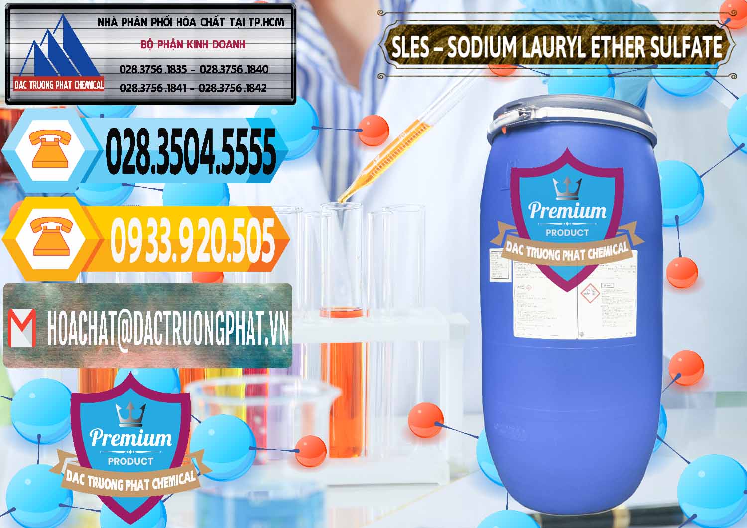 Cty bán _ phân phối Chất Tạo Bọt Sles - Sodium Lauryl Ether Sulphate Kao Indonesia - 0046 - Cty phân phối và bán hóa chất tại TP.HCM - hoachattayrua.net