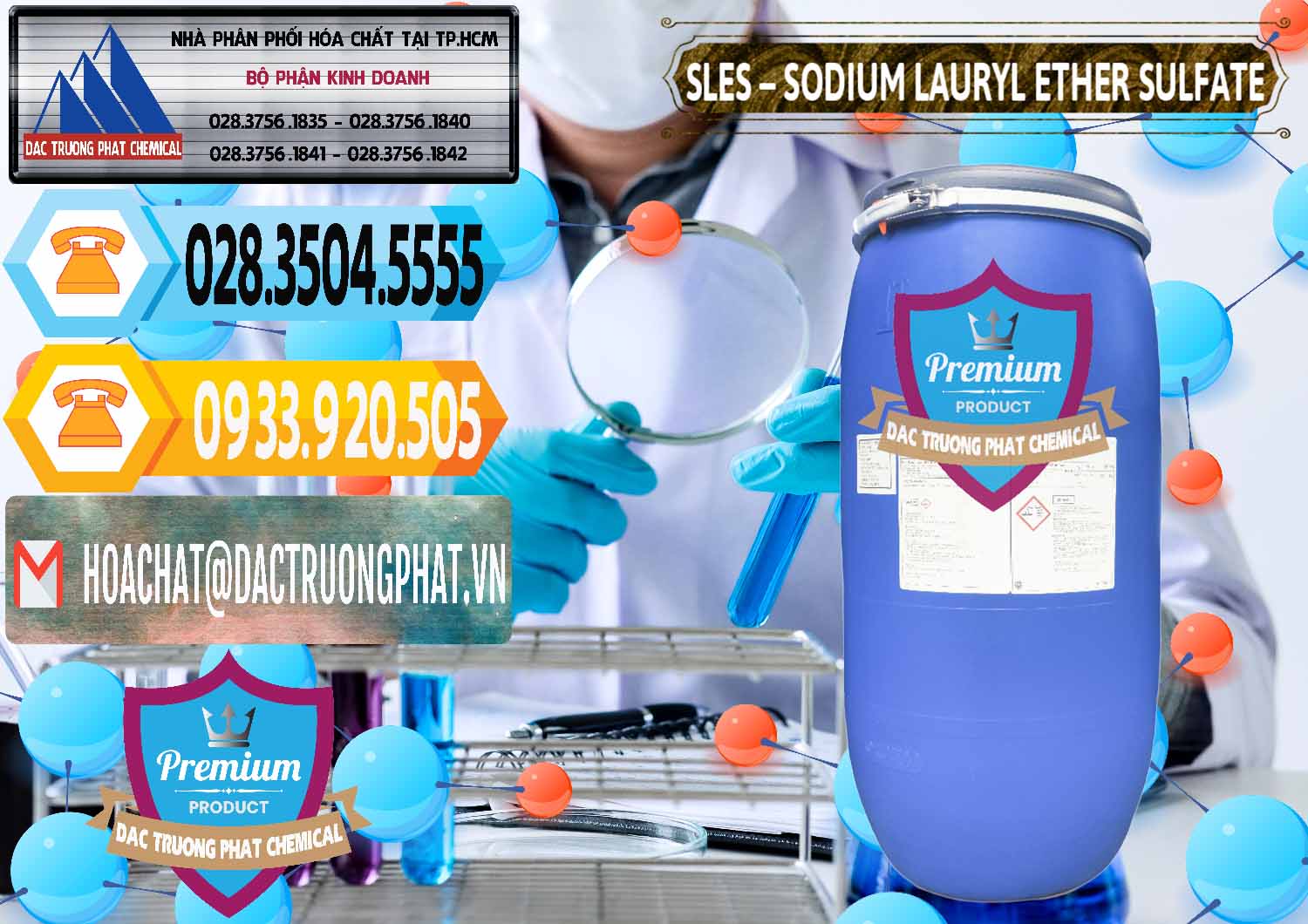 Nơi chuyên bán & cung ứng Chất Tạo Bọt Sles - Sodium Lauryl Ether Sulphate Kao Indonesia - 0046 - Cty chuyên phân phối - kinh doanh hóa chất tại TP.HCM - hoachattayrua.net