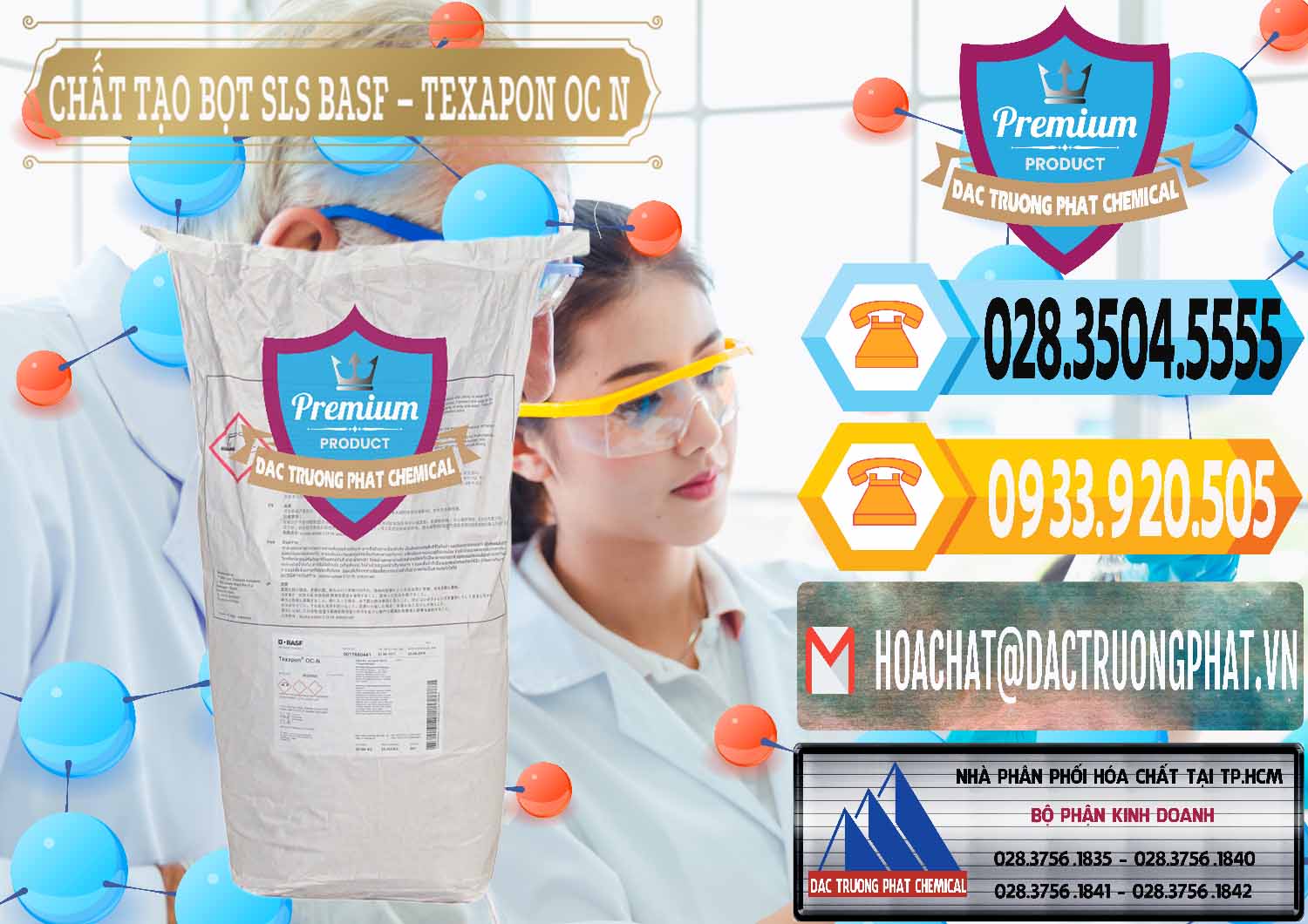Công ty chuyên cung ứng ( bán ) Chất Tạo Bọt SLS - Sodium Lauryl Sulfate BASF Texapon OC N - 0049 - Công ty nhập khẩu _ phân phối hóa chất tại TP.HCM - hoachattayrua.net