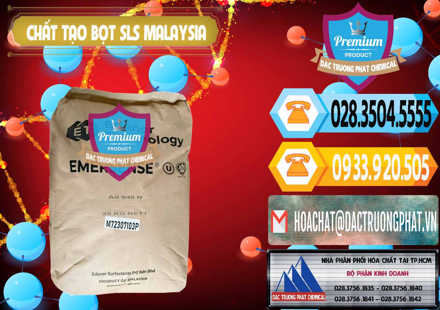 Nơi bán _ cung cấp Chất Tạo Bọt SLS Emersense Mã Lai Malaysia - 0381 - Công ty chuyên cung cấp và nhập khẩu hóa chất tại TP.HCM - hoachattayrua.net