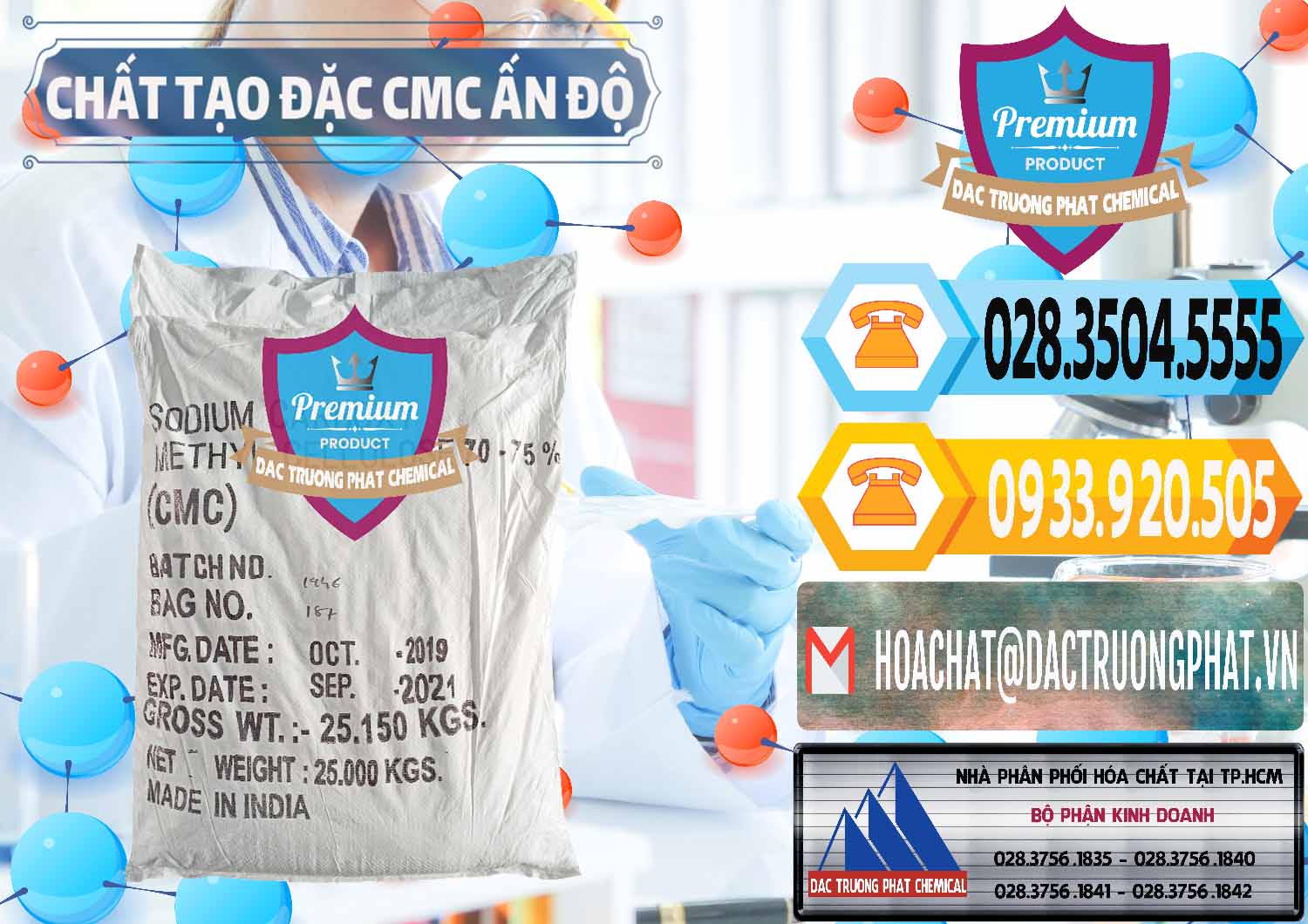 Cty chuyên nhập khẩu _ bán Chất Tạo Đặc CMC - Carboxyl Methyl Cellulose Ấn Độ India - 0044 - Nhà cung cấp _ phân phối hóa chất tại TP.HCM - hoachattayrua.net