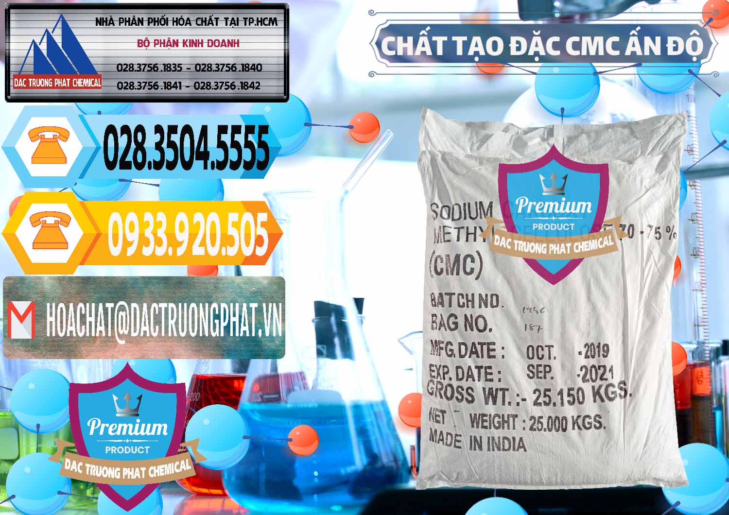 Cty nhập khẩu ( bán ) Chất Tạo Đặc CMC - Carboxyl Methyl Cellulose Ấn Độ India - 0044 - Cty cung cấp - nhập khẩu hóa chất tại TP.HCM - hoachattayrua.net
