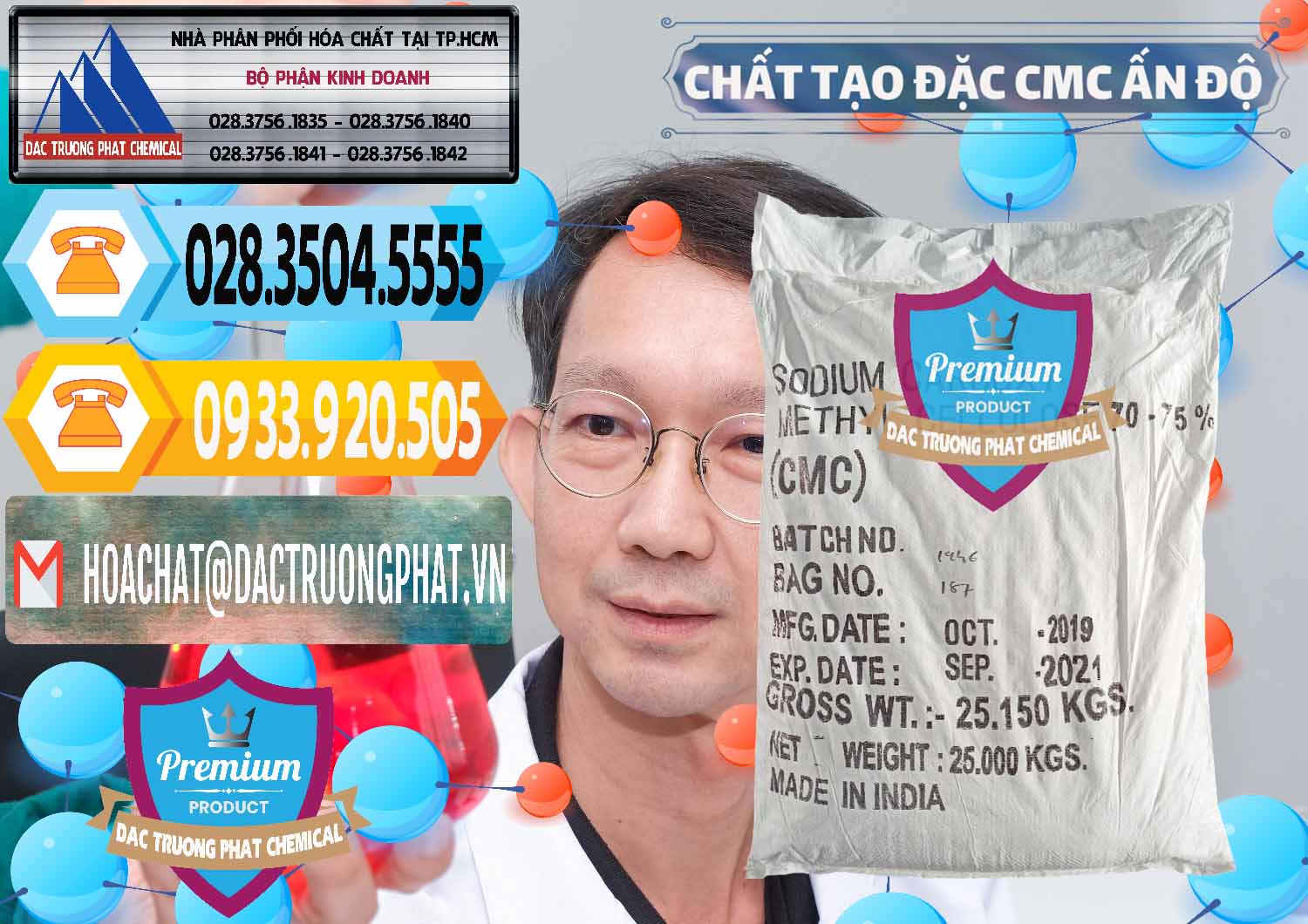 Công ty bán ( cung ứng ) Chất Tạo Đặc CMC - Carboxyl Methyl Cellulose Ấn Độ India - 0044 - Nơi phân phối - cung cấp hóa chất tại TP.HCM - hoachattayrua.net
