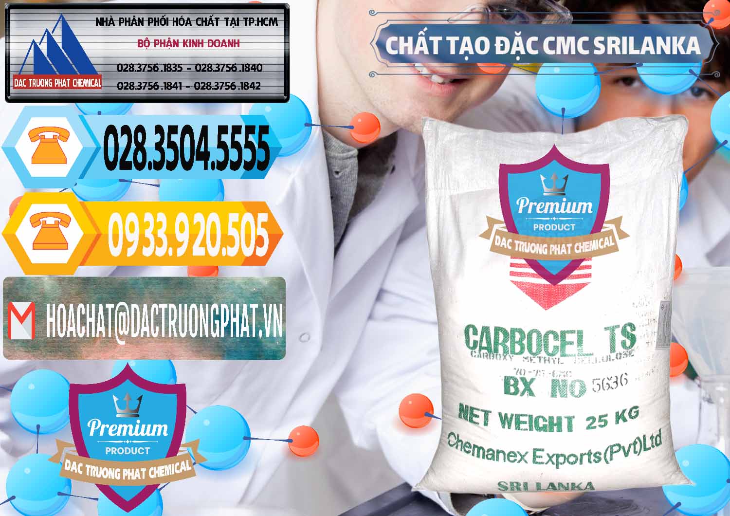 Công ty bán _ phân phối Chất Tạo Đặc CMC - Carboxyl Methyl Cellulose Srilanka - 0045 - Chuyên cung cấp - phân phối hóa chất tại TP.HCM - hoachattayrua.net