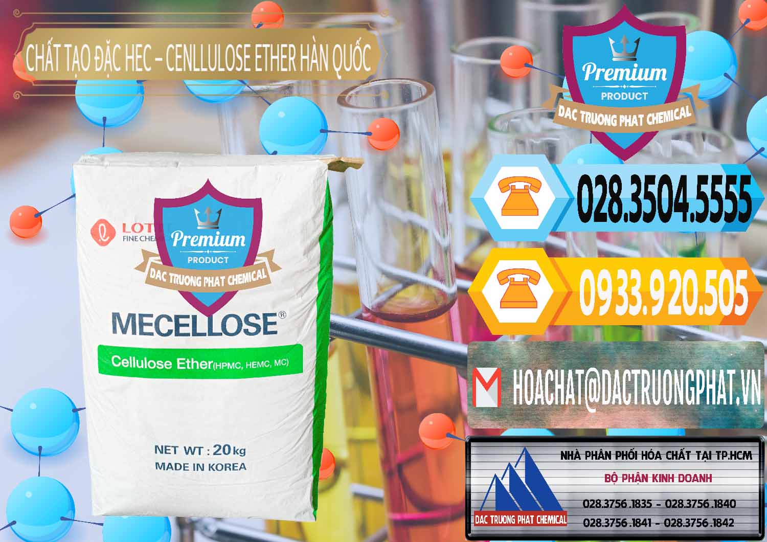 Công ty chuyên cung cấp - bán Chất Tạo Đặc Hec Mecellose – Cenllulose Ether Lotte Hàn Quốc Korea - 0050 - Cty chuyên cung cấp ( kinh doanh ) hóa chất tại TP.HCM - hoachattayrua.net