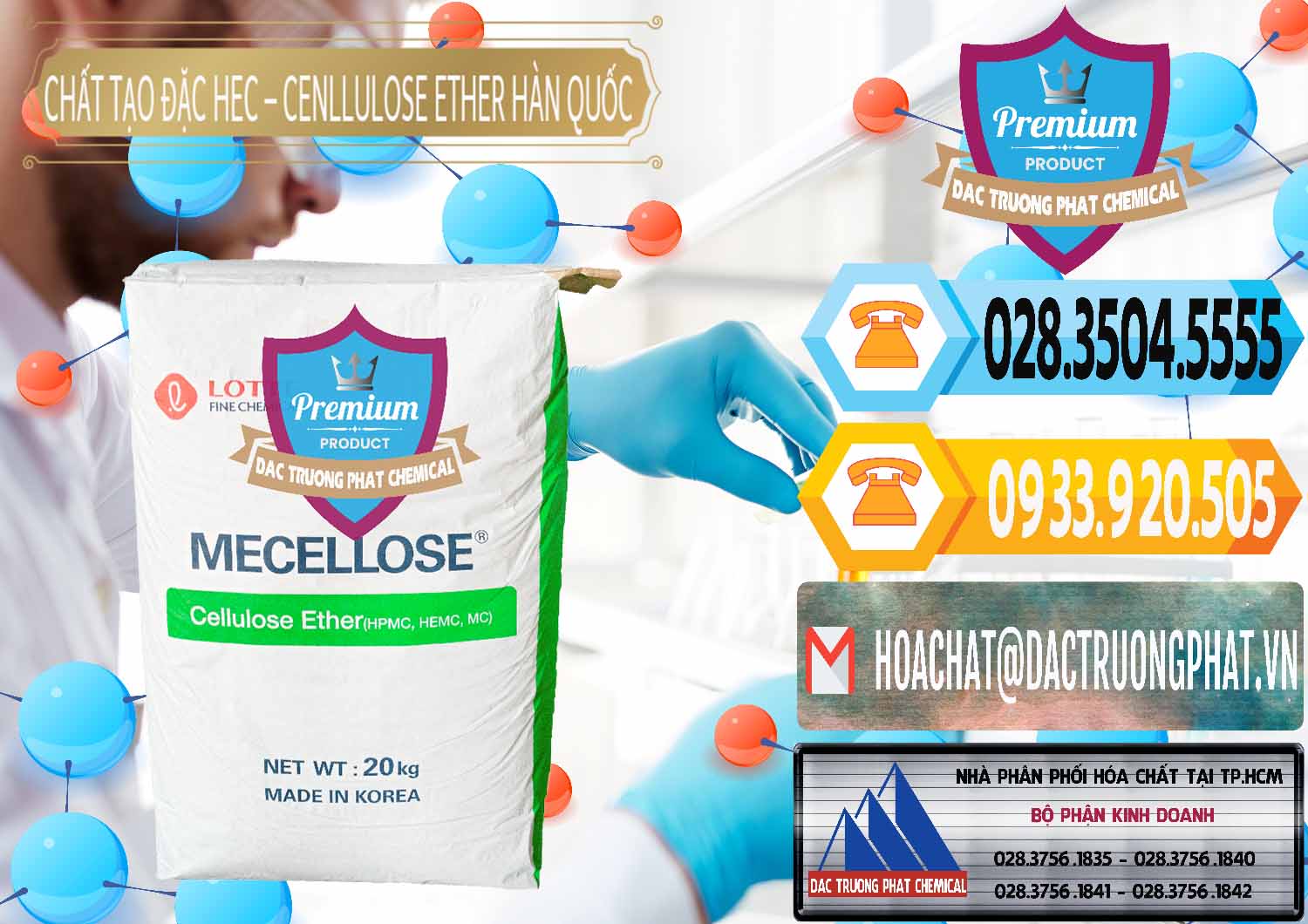 Cty chuyên nhập khẩu - bán Chất Tạo Đặc Hec Mecellose – Cenllulose Ether Lotte Hàn Quốc Korea - 0050 - Nơi chuyên nhập khẩu ( cung cấp ) hóa chất tại TP.HCM - hoachattayrua.net
