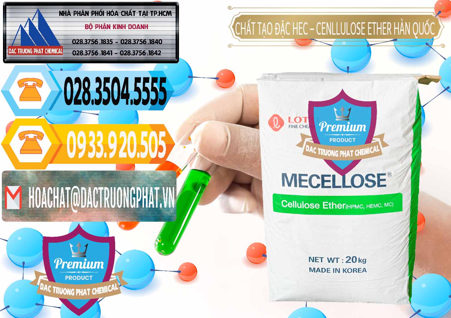 Nơi chuyên phân phối và bán Chất Tạo Đặc Hec Mecellose – Cenllulose Ether Lotte Hàn Quốc Korea - 0050 - Đơn vị chuyên cung cấp _ nhập khẩu hóa chất tại TP.HCM - hoachattayrua.net