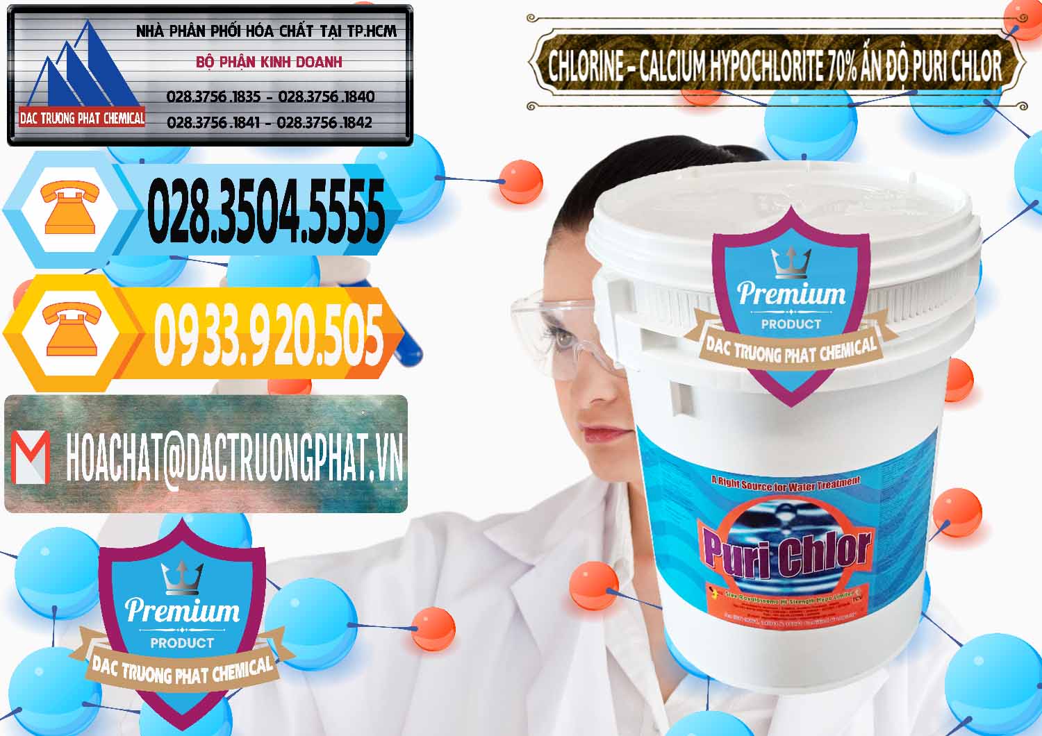 Đơn vị bán _ cung cấp Chlorine – Clorin 70% Puri Chlo Ấn Độ India - 0123 - Đơn vị chuyên nhập khẩu _ cung cấp hóa chất tại TP.HCM - hoachattayrua.net