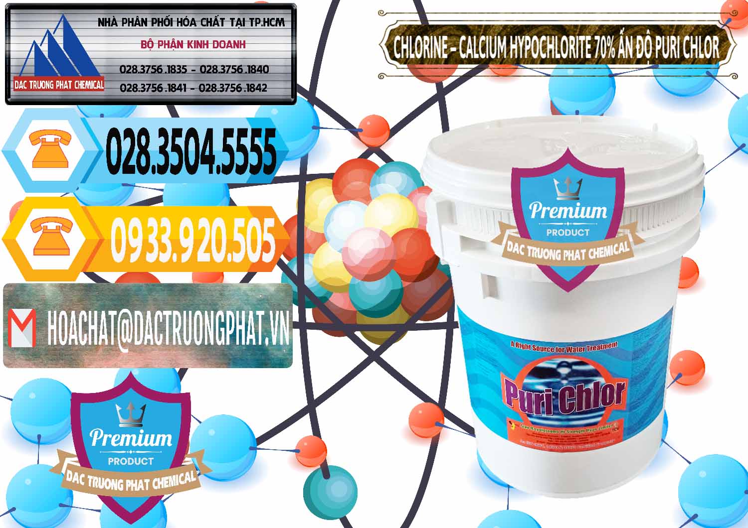 Công ty chuyên bán ( phân phối ) Chlorine – Clorin 70% Puri Chlo Ấn Độ India - 0123 - Cung cấp và kinh doanh hóa chất tại TP.HCM - hoachattayrua.net