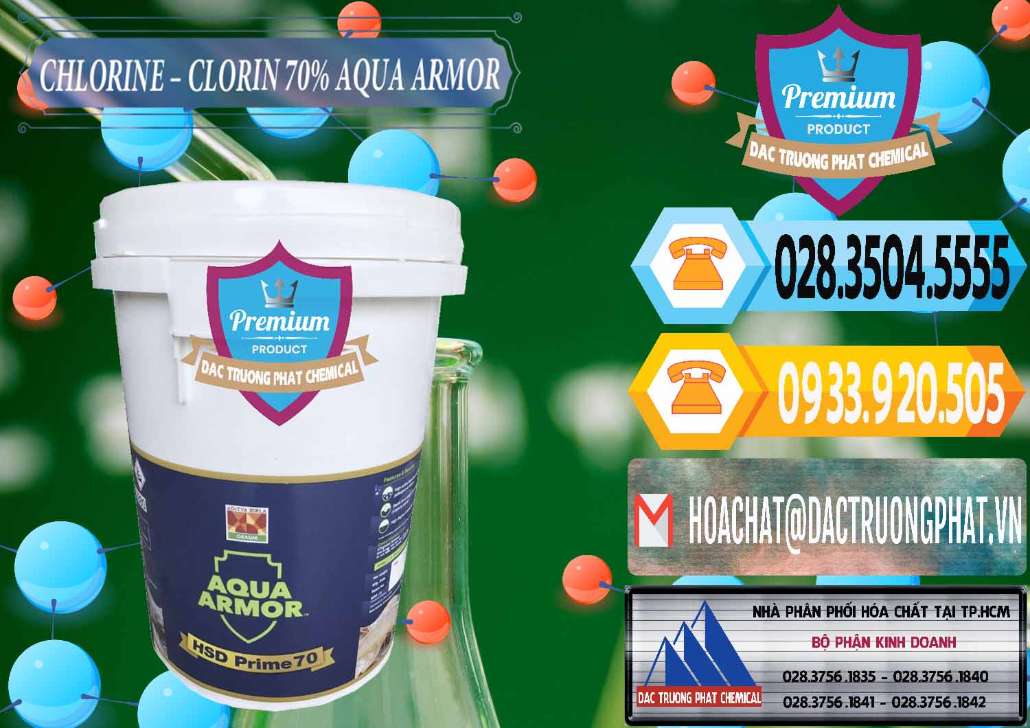 Nơi cung cấp & bán Chlorine – Clorin 70% Aqua Armor Aditya Birla Grasim Ấn Độ India - 0241 - Cty chuyên phân phối và nhập khẩu hóa chất tại TP.HCM - hoachattayrua.net