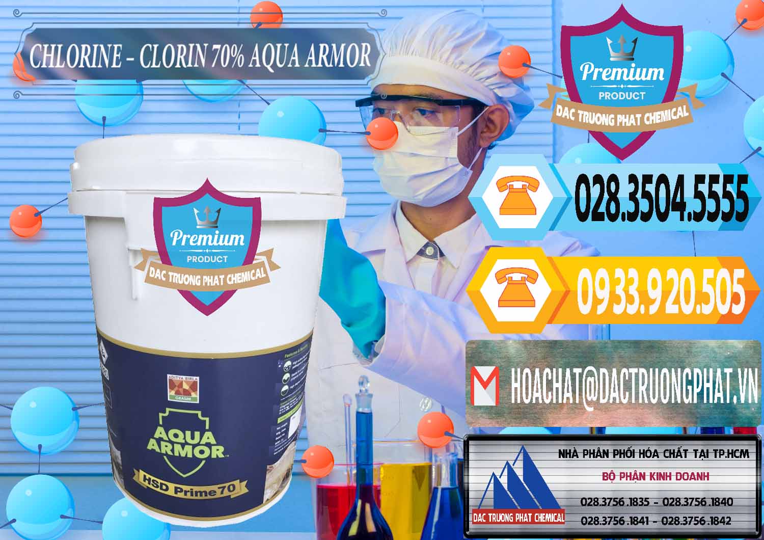 Chuyên bán & cung ứng Chlorine – Clorin 70% Aqua Armor Aditya Birla Grasim Ấn Độ India - 0241 - Chuyên bán ( phân phối ) hóa chất tại TP.HCM - hoachattayrua.net