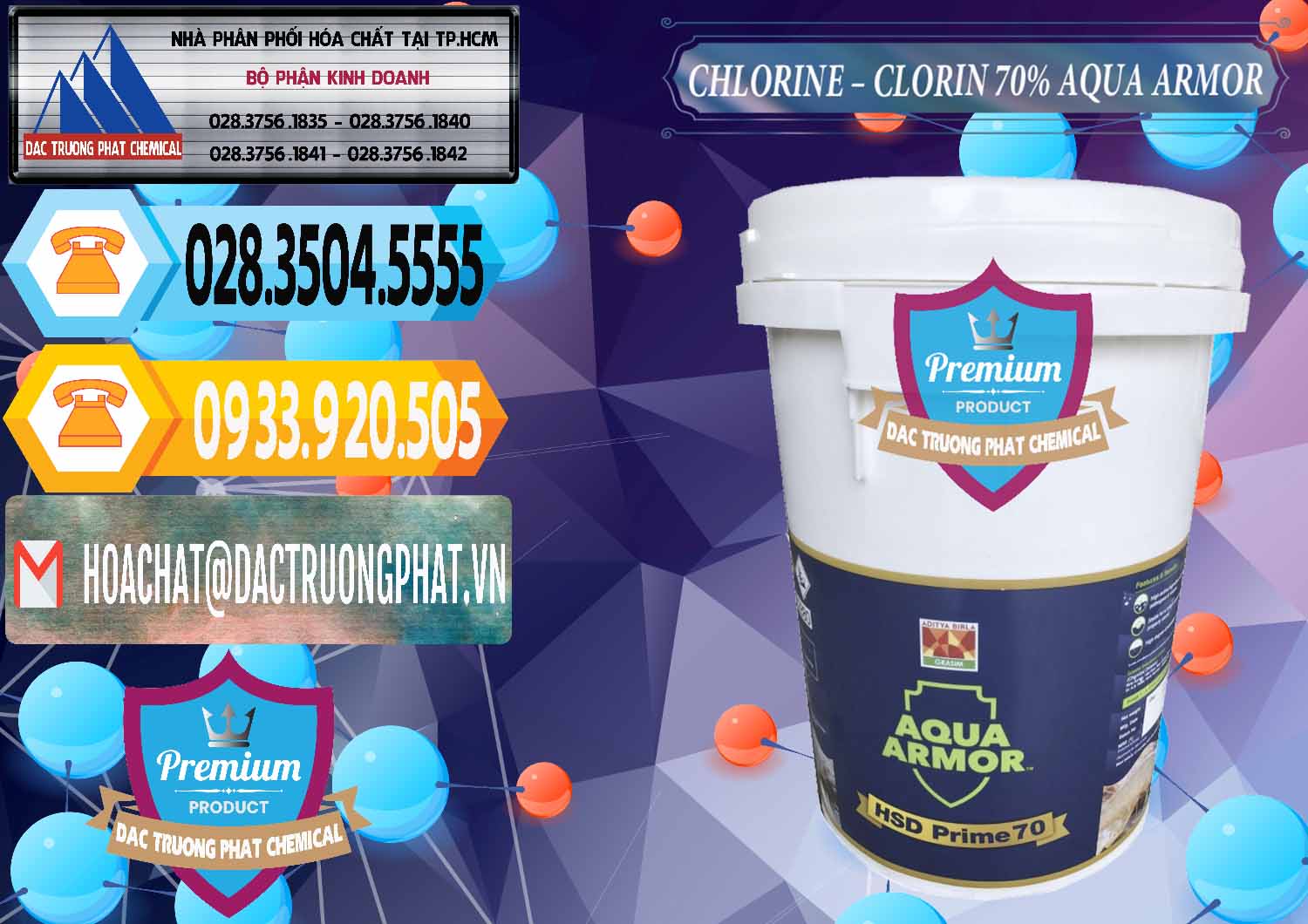 Bán - cung ứng Chlorine – Clorin 70% Aqua Armor Aditya Birla Grasim Ấn Độ India - 0241 - Bán ( cung cấp ) hóa chất tại TP.HCM - hoachattayrua.net