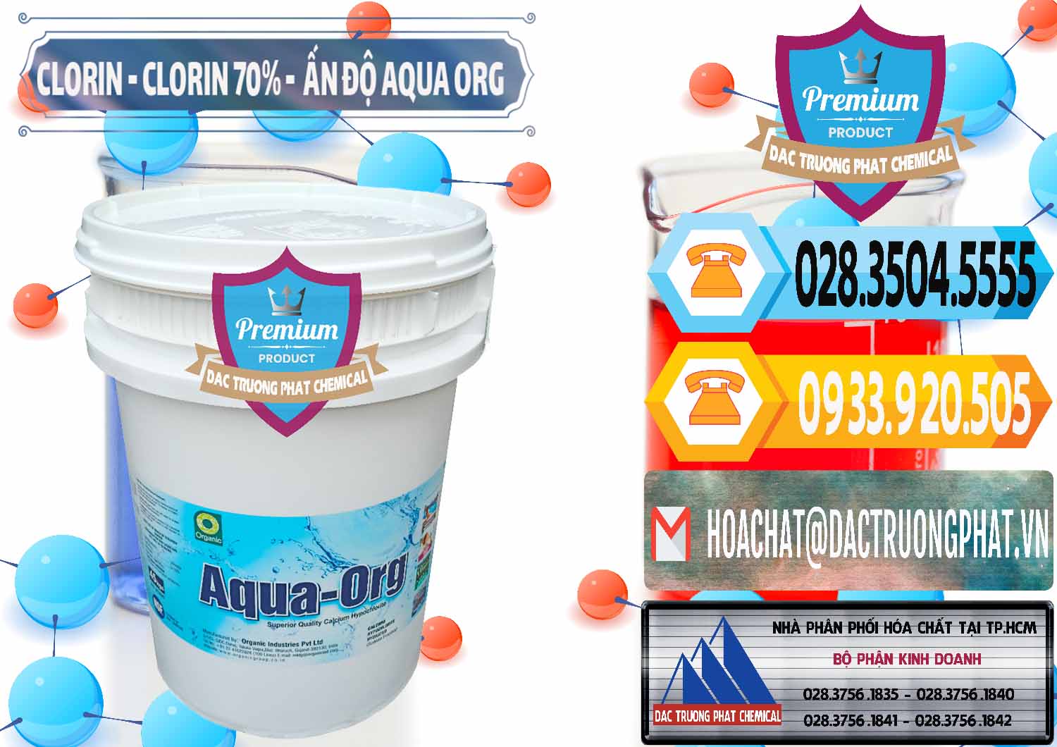 Cty chuyên cung cấp & bán Chlorine – Clorin Ấn Độ Aqua ORG Organic India - 0051 - Công ty chuyên phân phối và nhập khẩu hóa chất tại TP.HCM - hoachattayrua.net