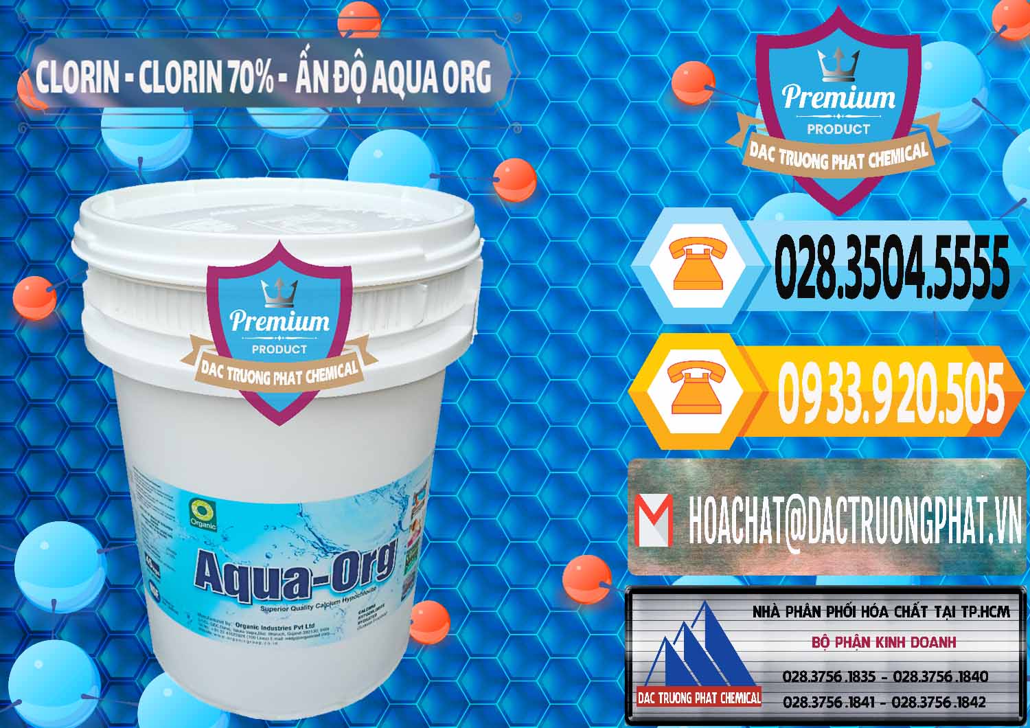 Công ty bán - cung ứng Chlorine – Clorin Ấn Độ Aqua ORG Organic India - 0051 - Cty chuyên bán - phân phối hóa chất tại TP.HCM - hoachattayrua.net