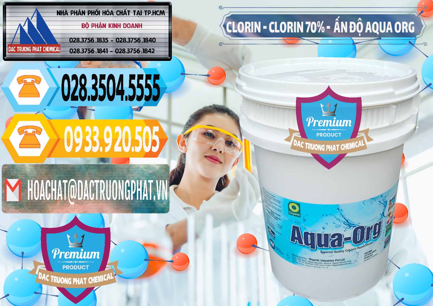 Đơn vị chuyên nhập khẩu và bán Chlorine – Clorin Ấn Độ Aqua ORG Organic India - 0051 - Chuyên nhập khẩu - cung cấp hóa chất tại TP.HCM - hoachattayrua.net