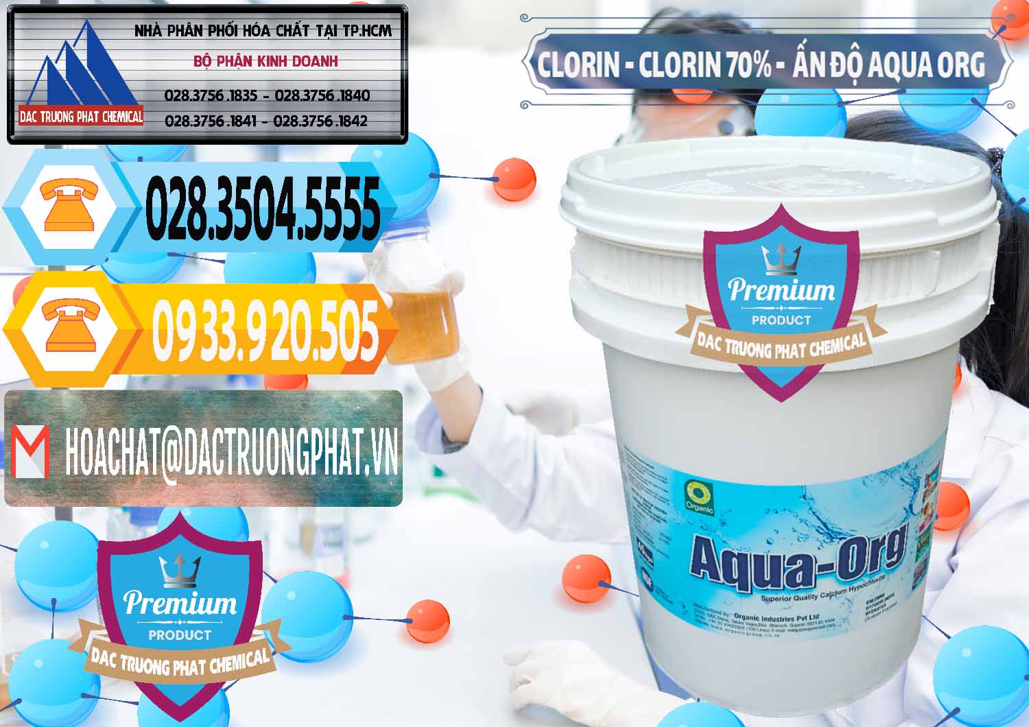 Công ty chuyên bán _ cung cấp Chlorine – Clorin Ấn Độ Aqua ORG Organic India - 0051 - Nơi cung cấp _ phân phối hóa chất tại TP.HCM - hoachattayrua.net