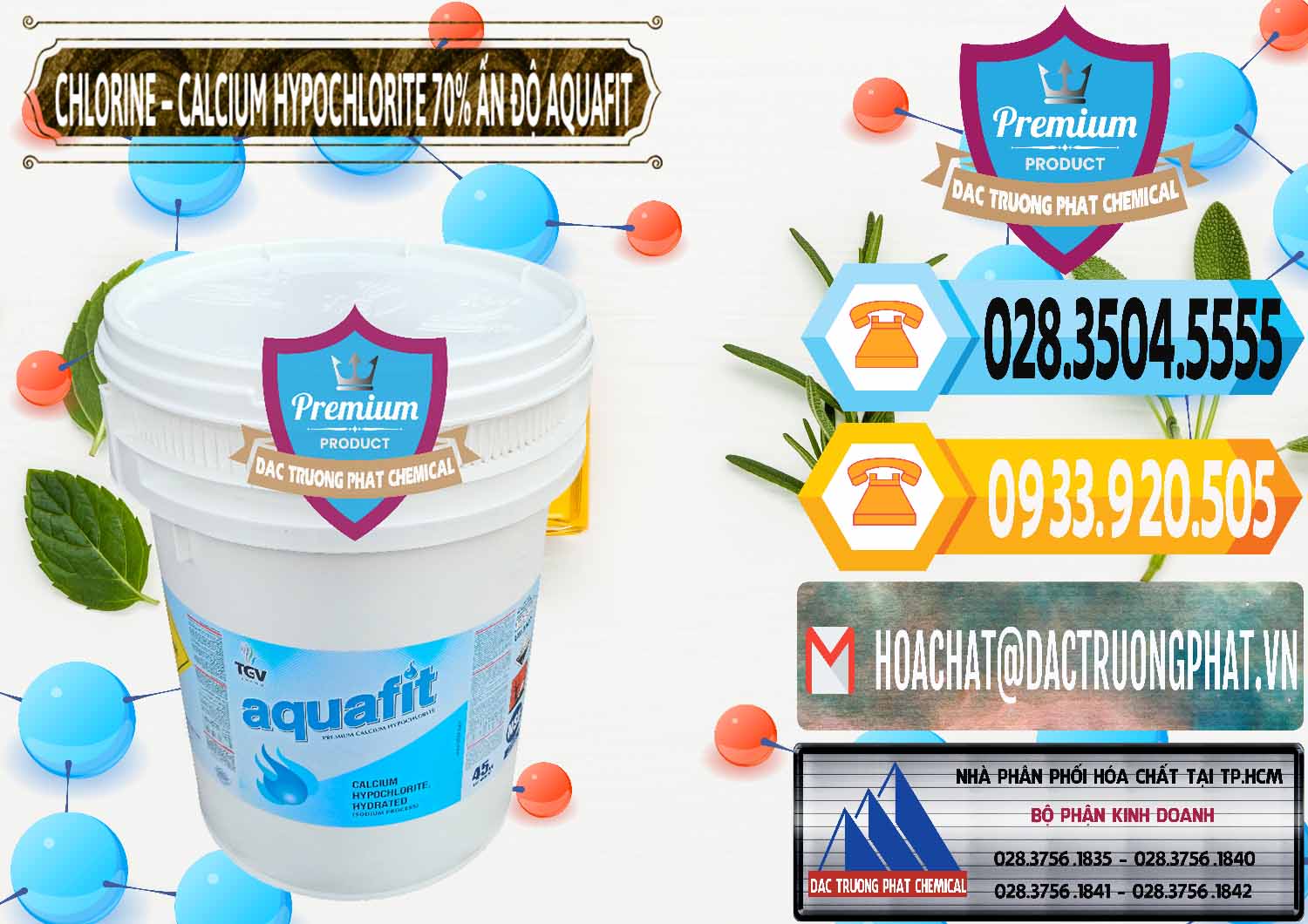 Công ty kinh doanh & bán Clorin – Chlorine 70% Aquafit Thùng Cao TGV Ấn Độ India - 0054 - Công ty kinh doanh & phân phối hóa chất tại TP.HCM - hoachattayrua.net