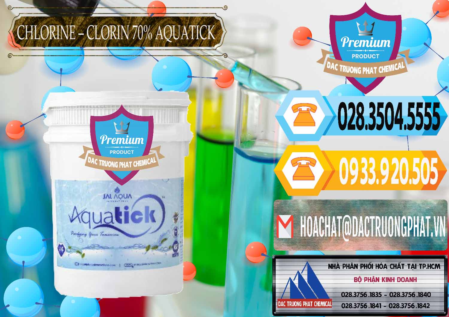 Cty chuyên bán - cung cấp Chlorine – Clorin 70% Aquatick Thùng Cao Jal Aqua Ấn Độ India - 0237 - Đơn vị kinh doanh - cung cấp hóa chất tại TP.HCM - hoachattayrua.net