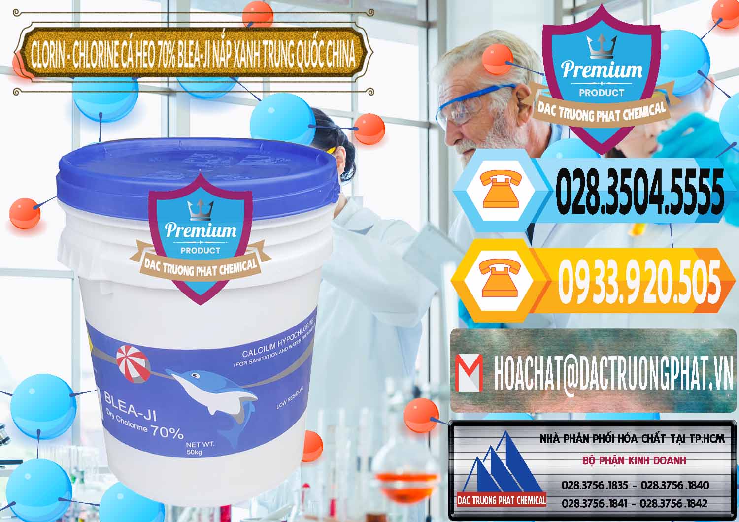 Đơn vị nhập khẩu _ bán Clorin - Chlorine Cá Heo 70% Cá Heo Blea-Ji Thùng Tròn Nắp Xanh Trung Quốc China - 0208 - Nhà phân phối & cung cấp hóa chất tại TP.HCM - hoachattayrua.net