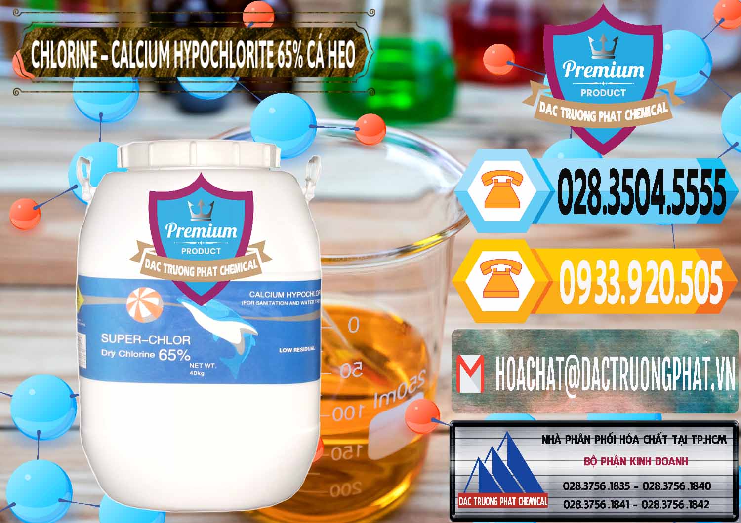 Cung cấp - bán Clorin - Chlorine Cá Heo 65% Trung Quốc China - 0053 - Công ty chuyên kinh doanh - cung cấp hóa chất tại TP.HCM - hoachattayrua.net