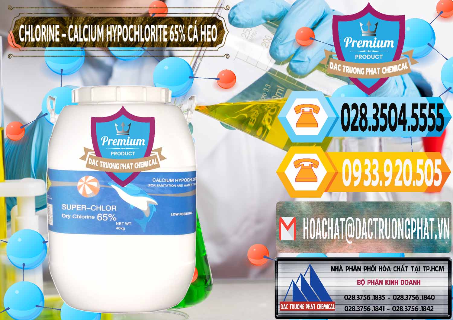 Đơn vị bán ( cung ứng ) Clorin - Chlorine Cá Heo 65% Trung Quốc China - 0053 - Đơn vị chuyên cung cấp & kinh doanh hóa chất tại TP.HCM - hoachattayrua.net