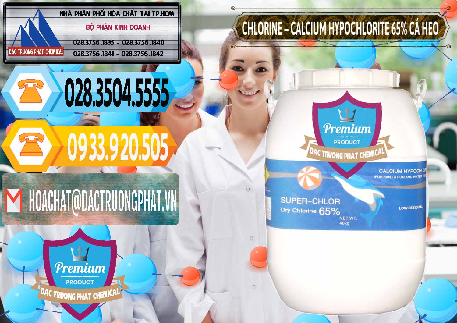 Cty bán & phân phối Clorin - Chlorine Cá Heo 65% Trung Quốc China - 0053 - Cty chuyên phân phối ( cung ứng ) hóa chất tại TP.HCM - hoachattayrua.net