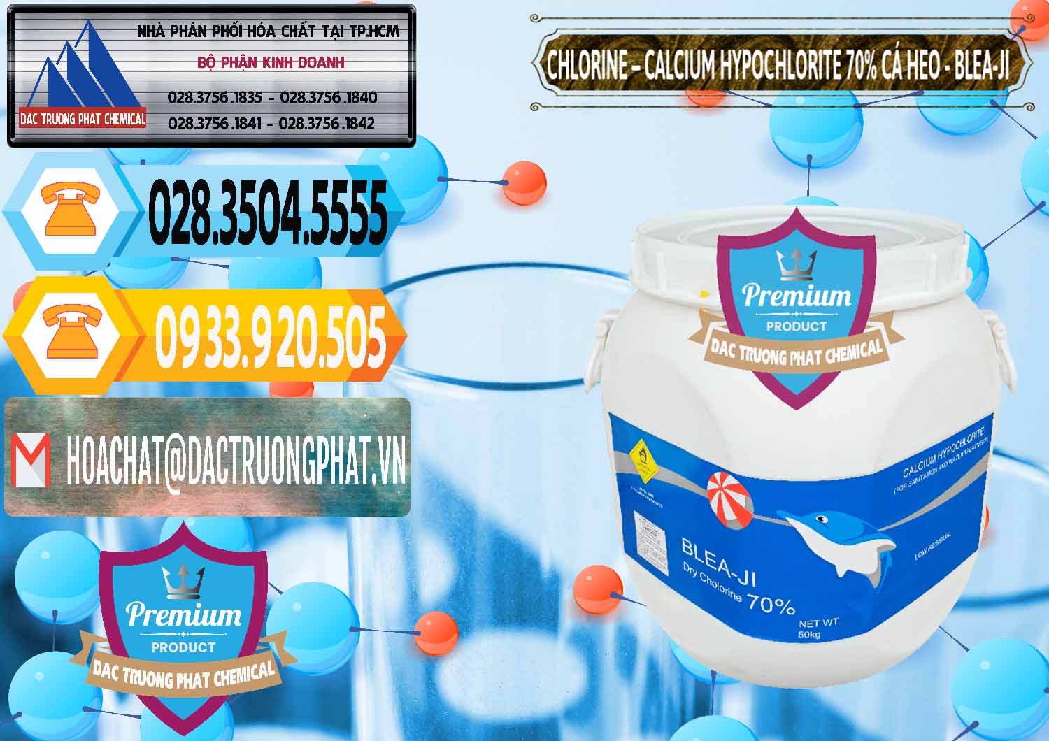 Nơi cung cấp & bán Clorin - Chlorine Cá Heo 70% Blea-Ji Trung Quốc China - 0056 - Cty nhập khẩu và cung cấp hóa chất tại TP.HCM - hoachattayrua.net