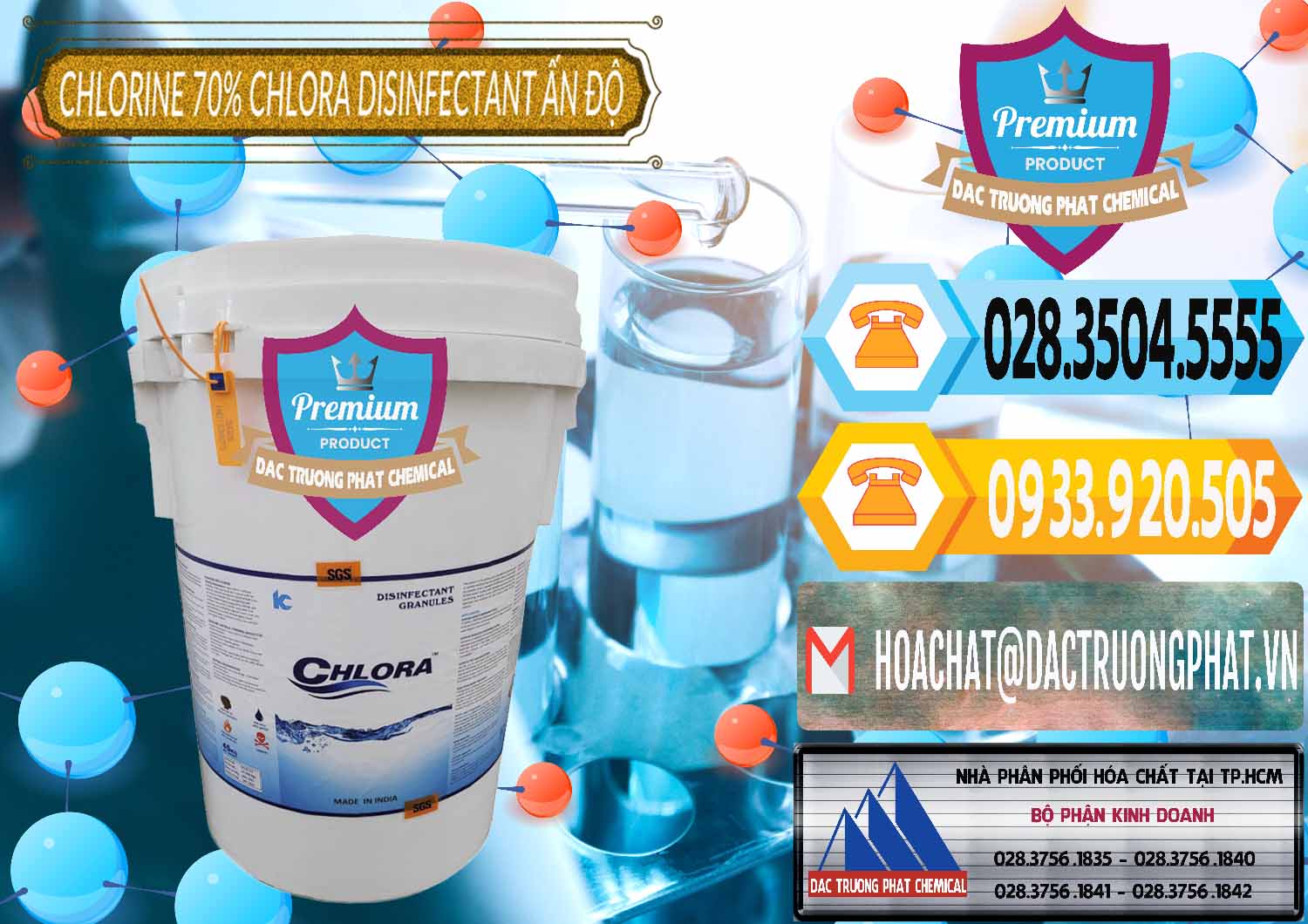 Chuyên bán _ cung cấp Chlorine – Clorin 70% Chlora Disinfectant Ấn Độ India - 0213 - Nhà cung cấp & bán hóa chất tại TP.HCM - hoachattayrua.net