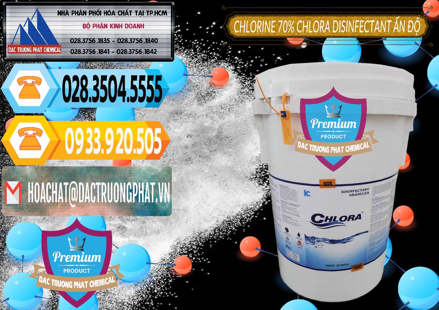Đơn vị bán _ phân phối Chlorine – Clorin 70% Chlora Disinfectant Ấn Độ India - 0213 - Công ty chuyên phân phối _ nhập khẩu hóa chất tại TP.HCM - hoachattayrua.net