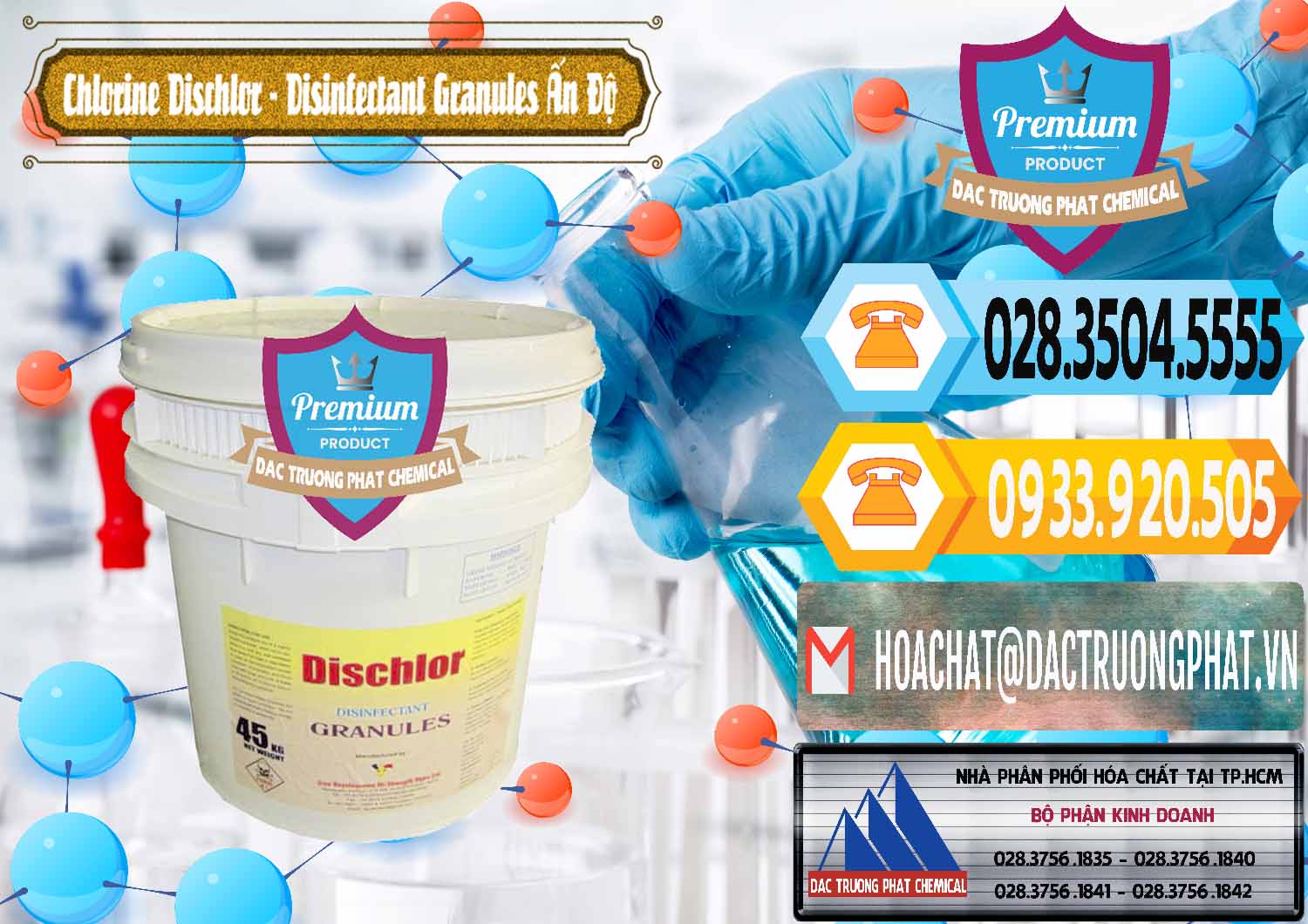 Công ty chuyên bán & cung cấp Chlorine – Clorin 70% Dischlor - Disinfectant Granules Ấn Độ India - 0248 - Cty chuyên nhập khẩu và cung cấp hóa chất tại TP.HCM - hoachattayrua.net