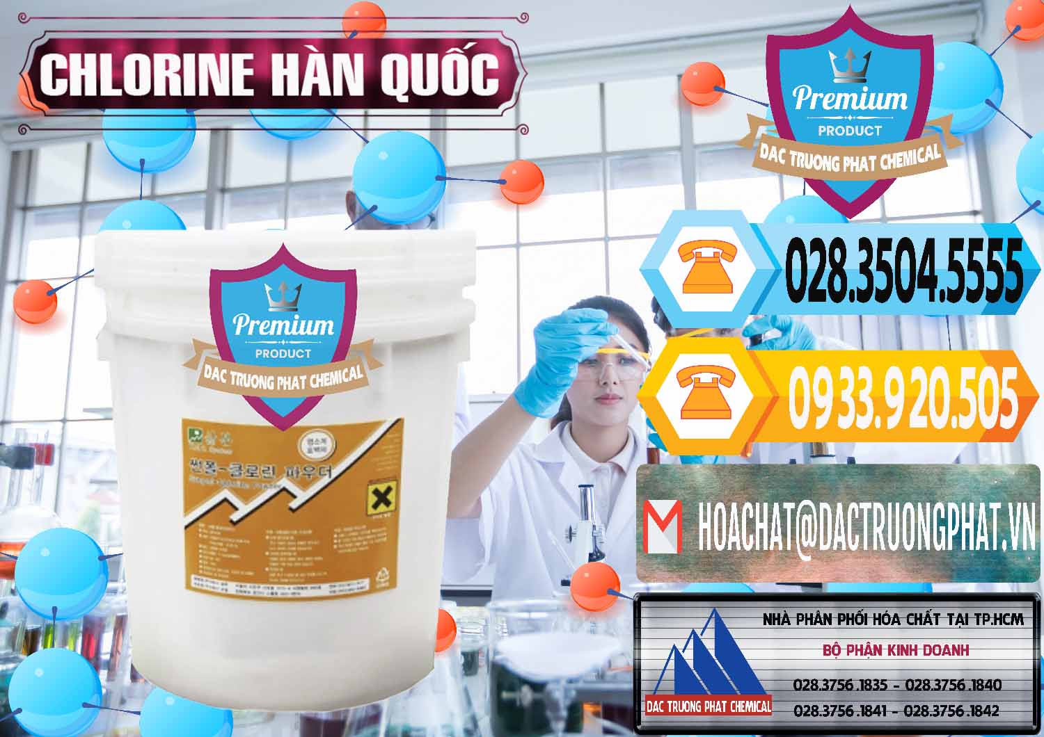 Công ty chuyên nhập khẩu - bán Chlorine – Clorin 70% Hàn Quốc Korea - 0345 - Công ty kinh doanh - phân phối hóa chất tại TP.HCM - hoachattayrua.net