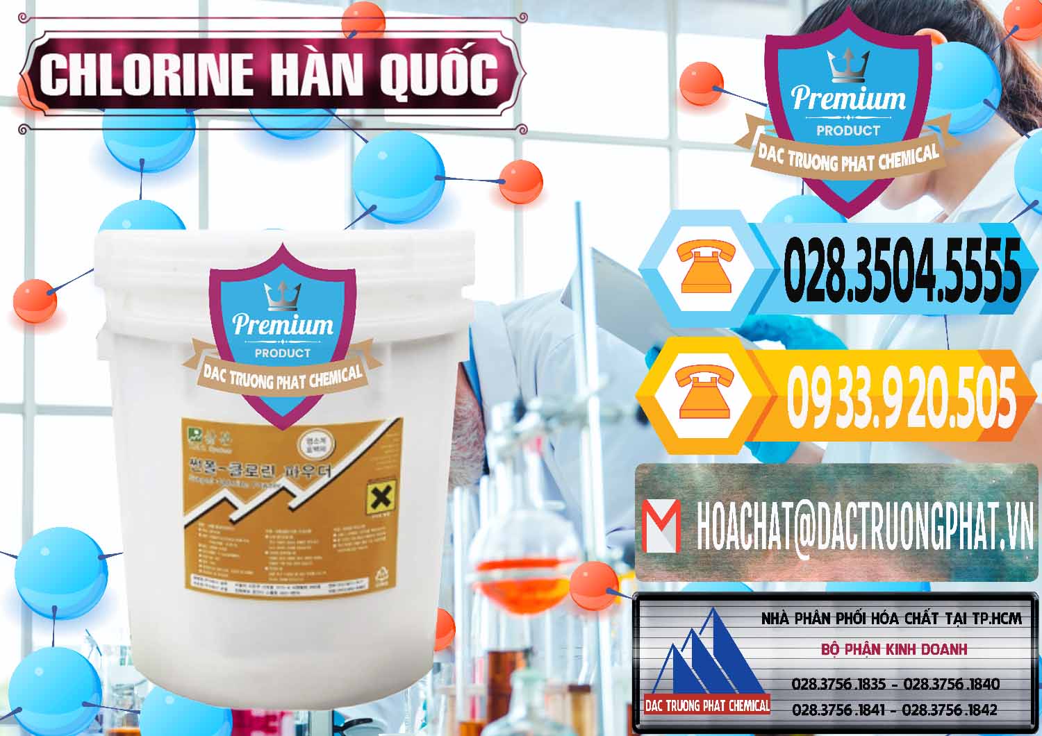 Đơn vị cung cấp & bán Chlorine – Clorin 70% Hàn Quốc Korea - 0345 - Cty nhập khẩu _ cung cấp hóa chất tại TP.HCM - hoachattayrua.net