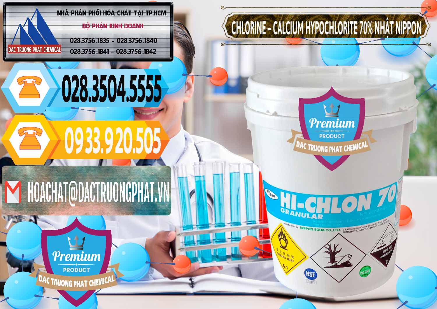 Phân phối và bán Clorin – Chlorine 70% Nippon Soda Nhật Bản Japan - 0055 - Công ty cung cấp - bán hóa chất tại TP.HCM - hoachattayrua.net