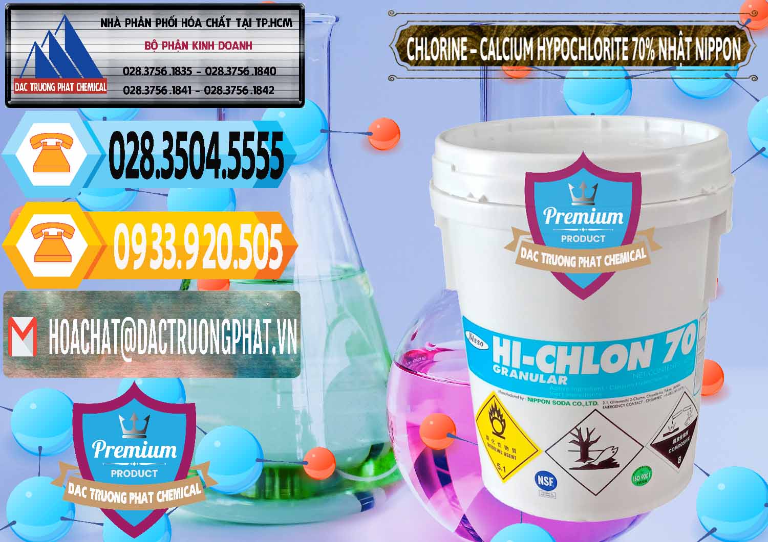 Bán ( cung cấp ) Clorin – Chlorine 70% Nippon Soda Nhật Bản Japan - 0055 - Đơn vị chuyên nhập khẩu & cung cấp hóa chất tại TP.HCM - hoachattayrua.net
