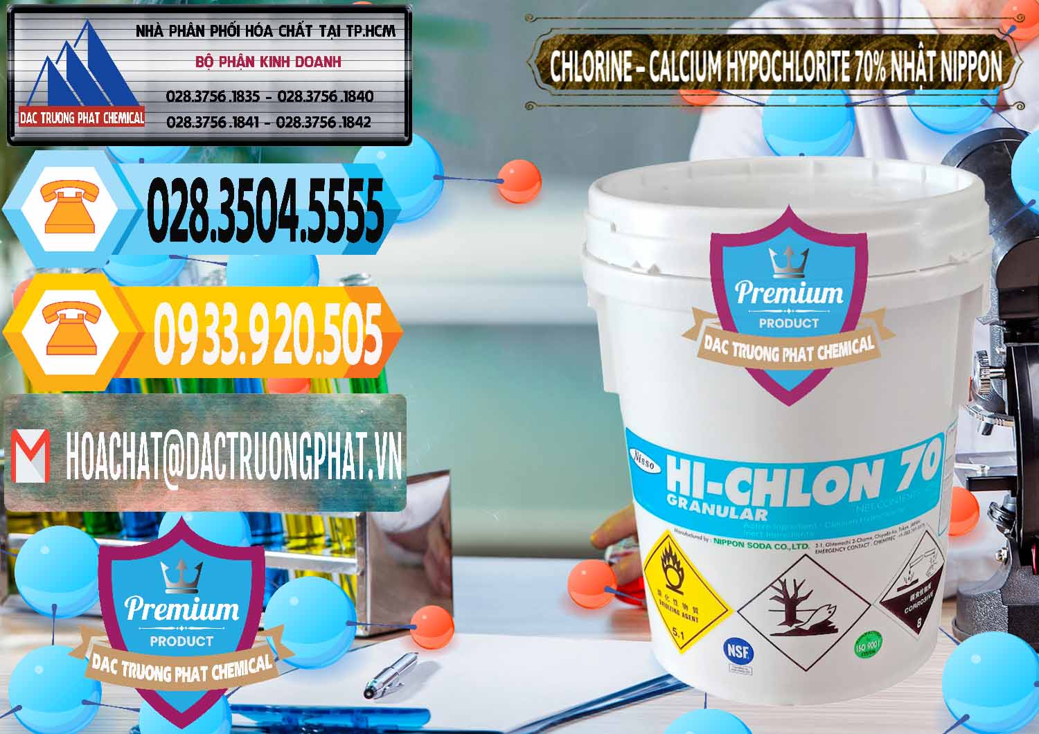 Chuyên cung ứng ( bán ) Clorin – Chlorine 70% Nippon Soda Nhật Bản Japan - 0055 - Công ty cung ứng và phân phối hóa chất tại TP.HCM - hoachattayrua.net