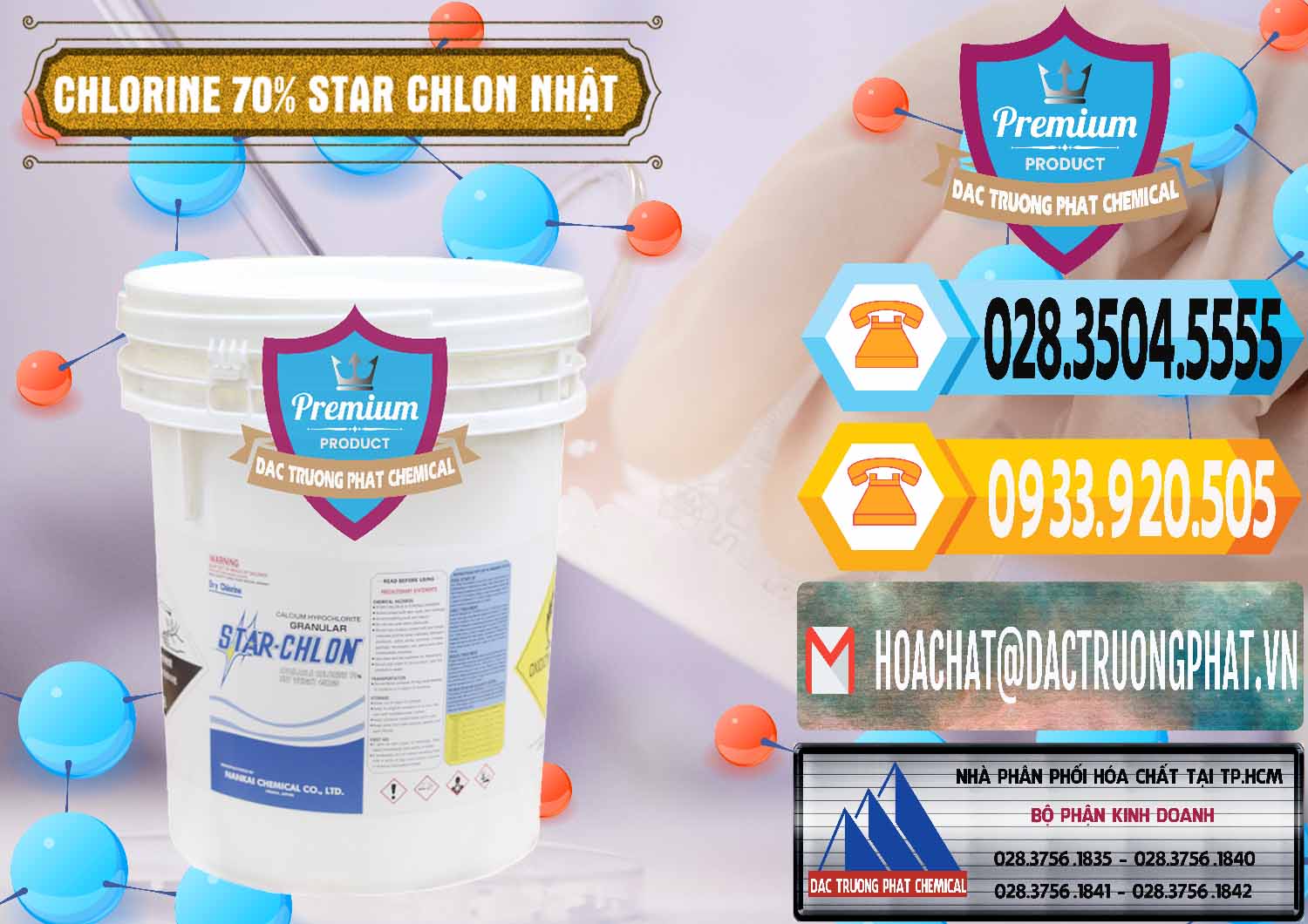 Công ty chuyên bán và phân phối Clorin – Chlorine 70% Star Chlon Nhật Bản Japan - 0243 - Cty bán - cung cấp hóa chất tại TP.HCM - hoachattayrua.net