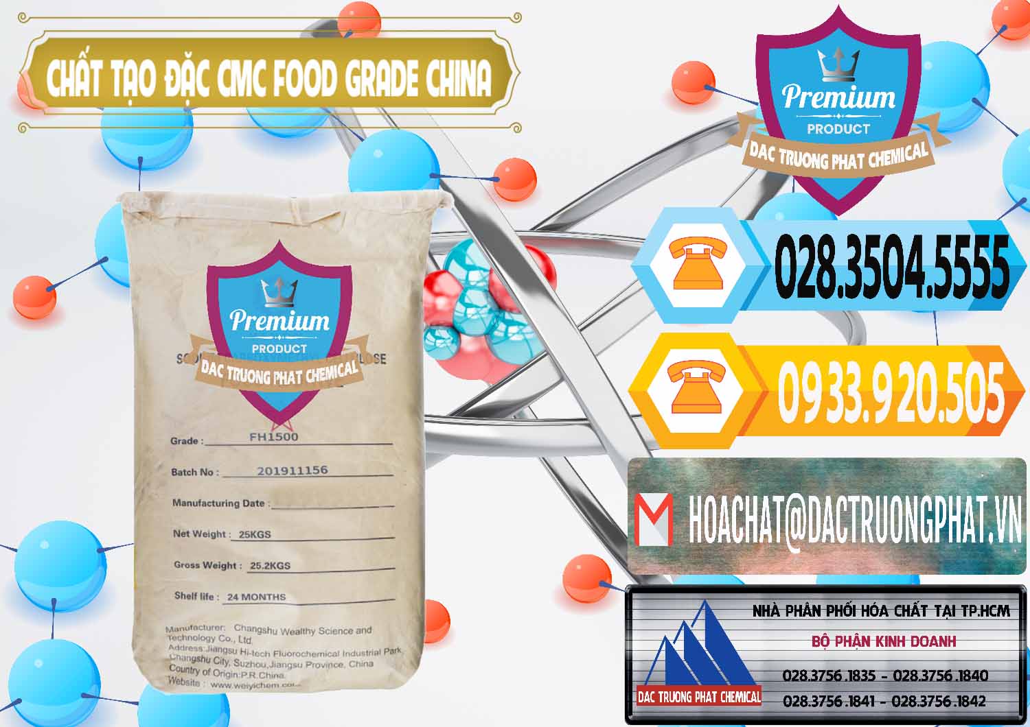 Nơi cung ứng & bán Chất Tạo Đặc CMC Wealthy Food Grade Trung Quốc China - 0426 - Nơi chuyên bán & cung cấp hóa chất tại TP.HCM - hoachattayrua.net