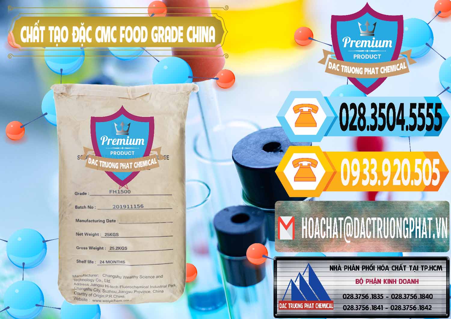 Chuyên nhập khẩu ( bán ) Chất Tạo Đặc CMC Wealthy Food Grade Trung Quốc China - 0426 - Công ty phân phối - bán hóa chất tại TP.HCM - hoachattayrua.net