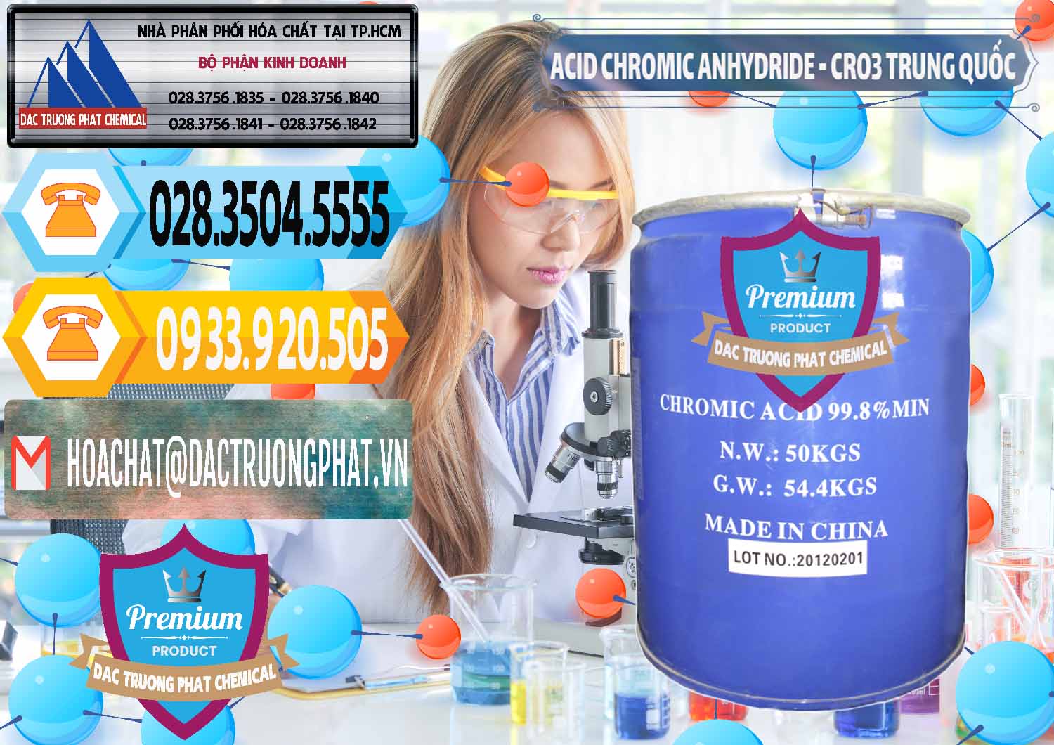 Công ty chuyên bán và cung ứng Acid Chromic Anhydride - Cromic CRO3 Trung Quốc China - 0007 - Cty kinh doanh ( cung cấp ) hóa chất tại TP.HCM - hoachattayrua.net