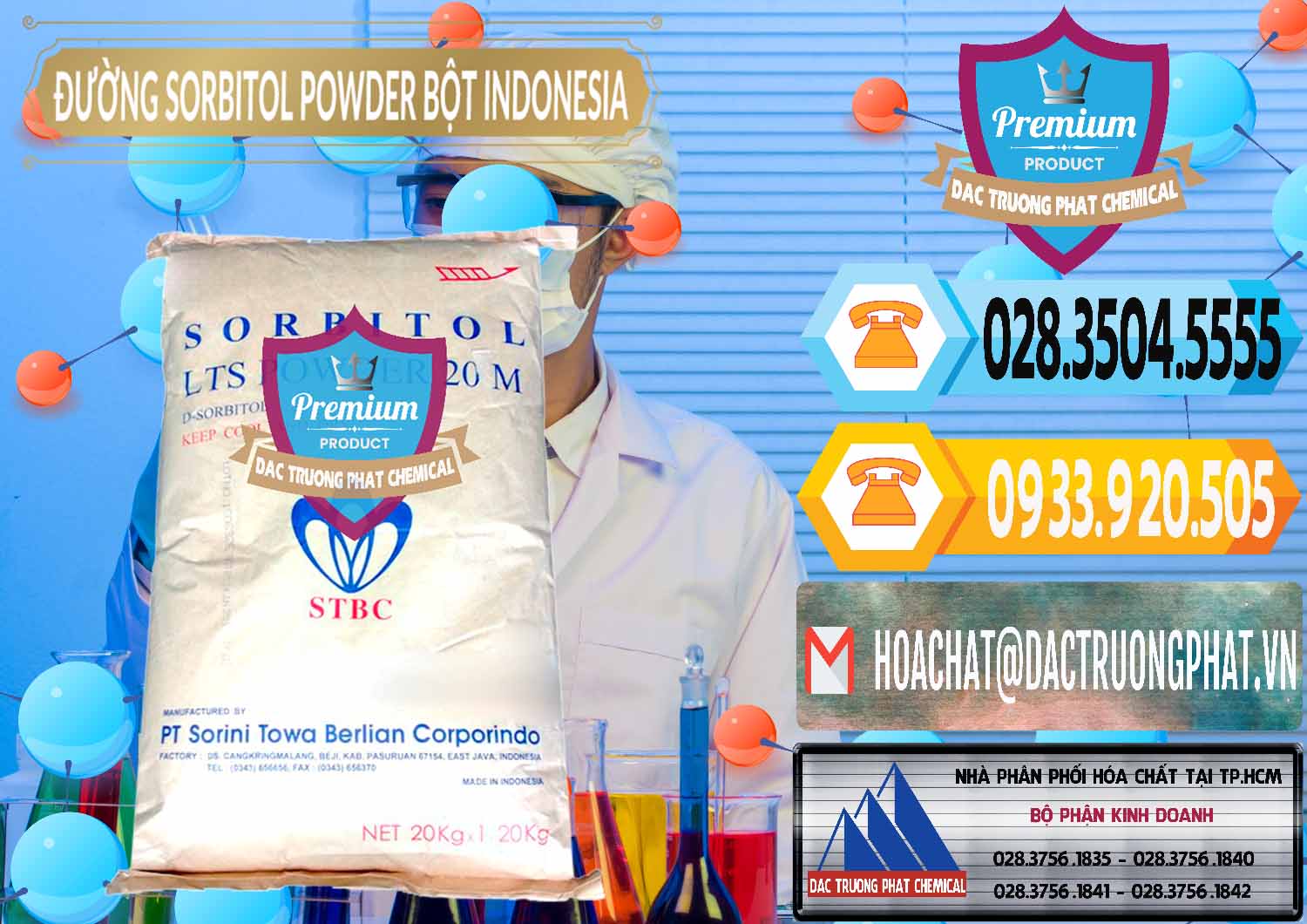 Nơi chuyên cung cấp & bán D-Sorbitol Bột - C6H14O6 Food Grade Indonesia - 0320 - Đơn vị nhập khẩu ( cung cấp ) hóa chất tại TP.HCM - hoachattayrua.net