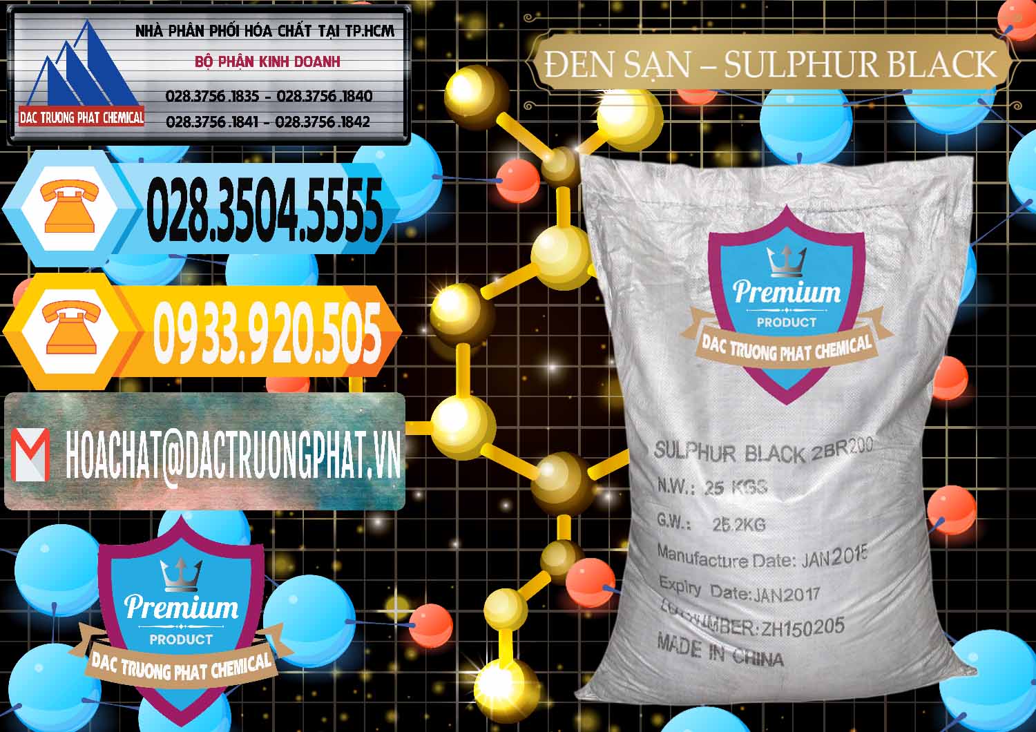 Nơi nhập khẩu _ bán Đen Sạn – Sulphur Black Trung Quốc China - 0062 - Cty chuyên bán - cung cấp hóa chất tại TP.HCM - hoachattayrua.net