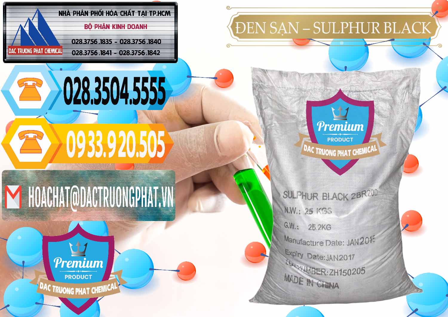 Công ty bán & phân phối Đen Sạn – Sulphur Black Trung Quốc China - 0062 - Chuyên phân phối & cung cấp hóa chất tại TP.HCM - hoachattayrua.net