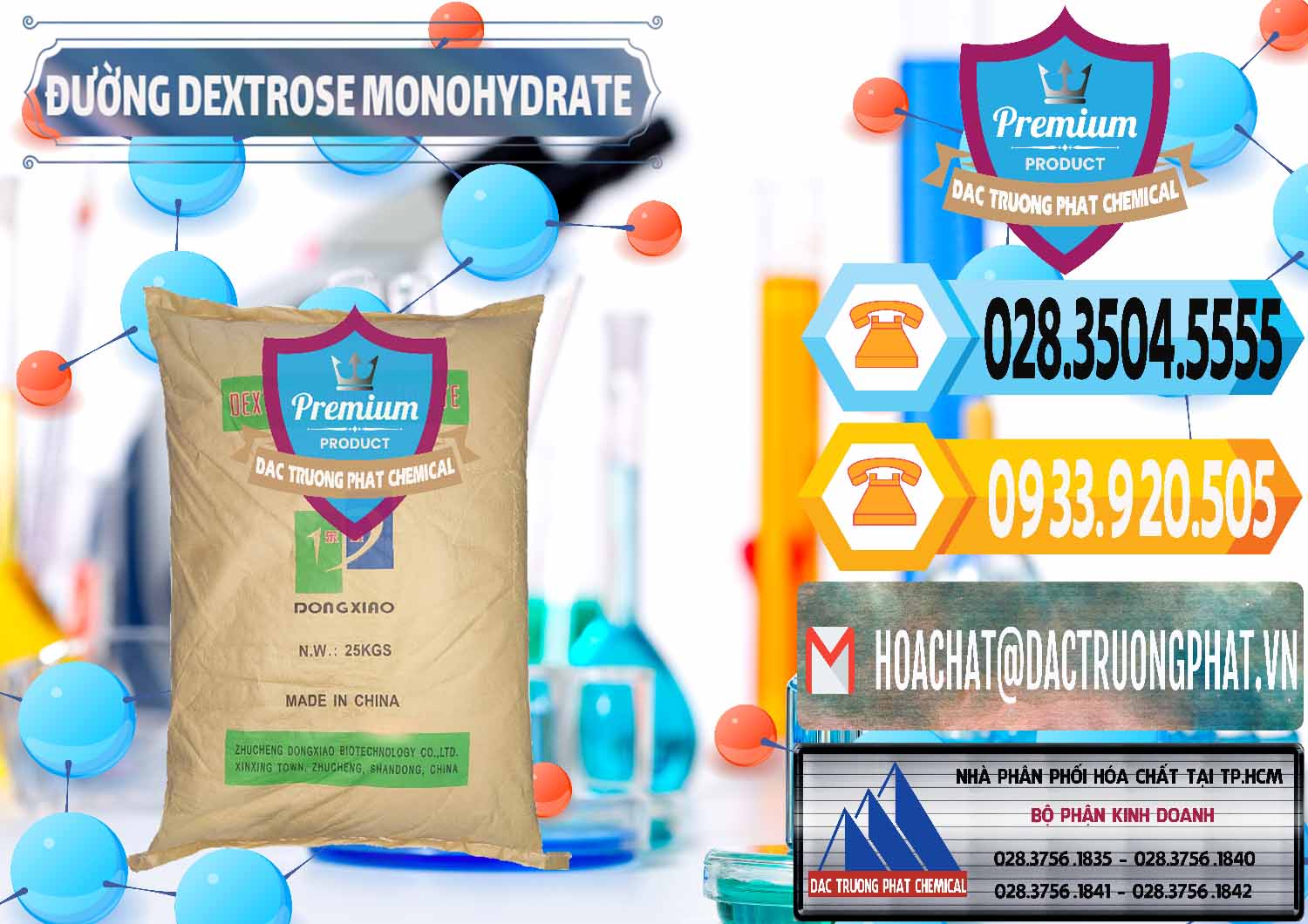 Đơn vị cung cấp và bán Đường Dextrose Monohydrate Food Grade Dongxiao Trung Quốc China - 0063 - Cung cấp & phân phối hóa chất tại TP.HCM - hoachattayrua.net