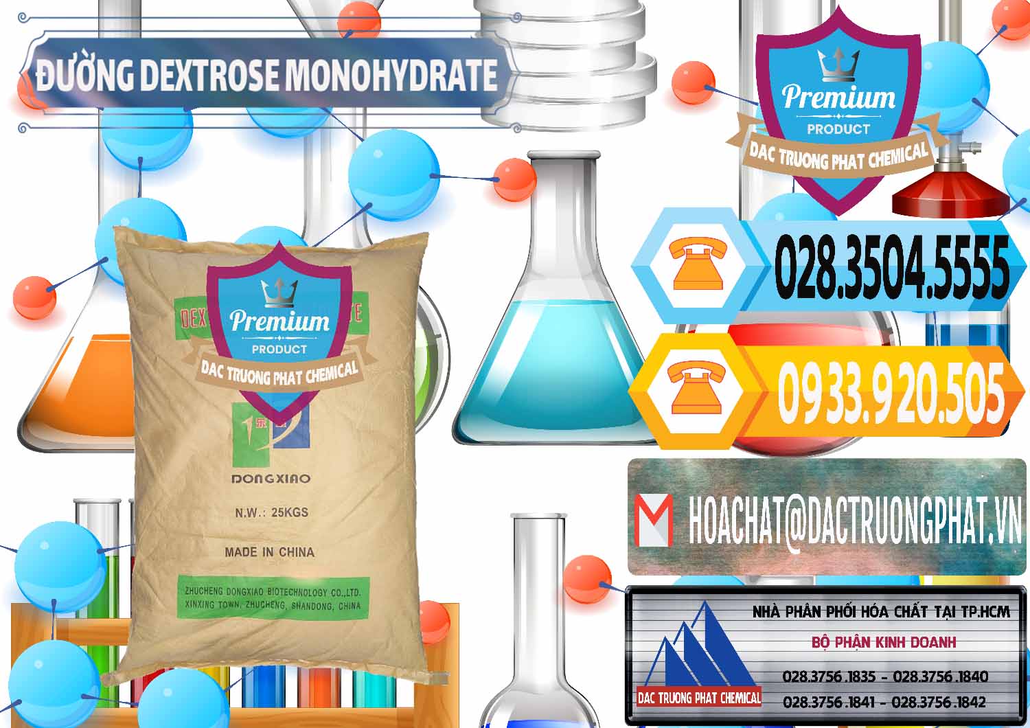 Cung cấp ( bán ) Đường Dextrose Monohydrate Food Grade Dongxiao Trung Quốc China - 0063 - Đơn vị chuyên nhập khẩu - cung cấp hóa chất tại TP.HCM - hoachattayrua.net