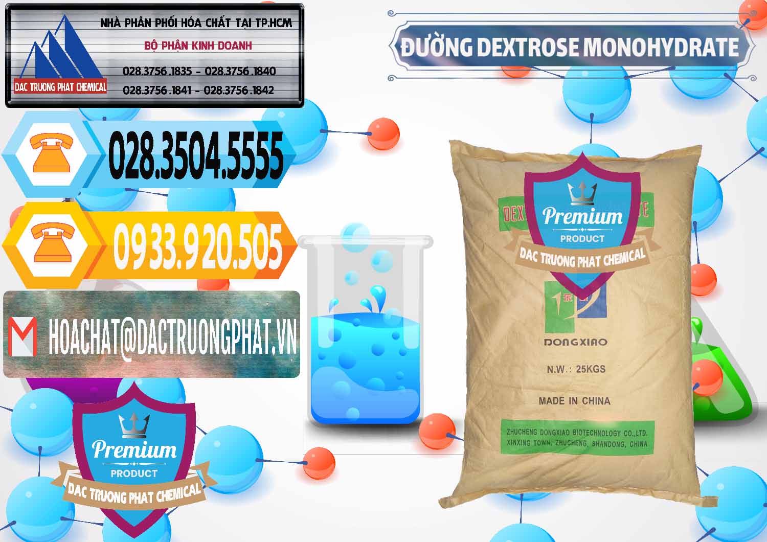 Công ty chuyên cung ứng - bán Đường Dextrose Monohydrate Food Grade Dongxiao Trung Quốc China - 0063 - Cung cấp & nhập khẩu hóa chất tại TP.HCM - hoachattayrua.net