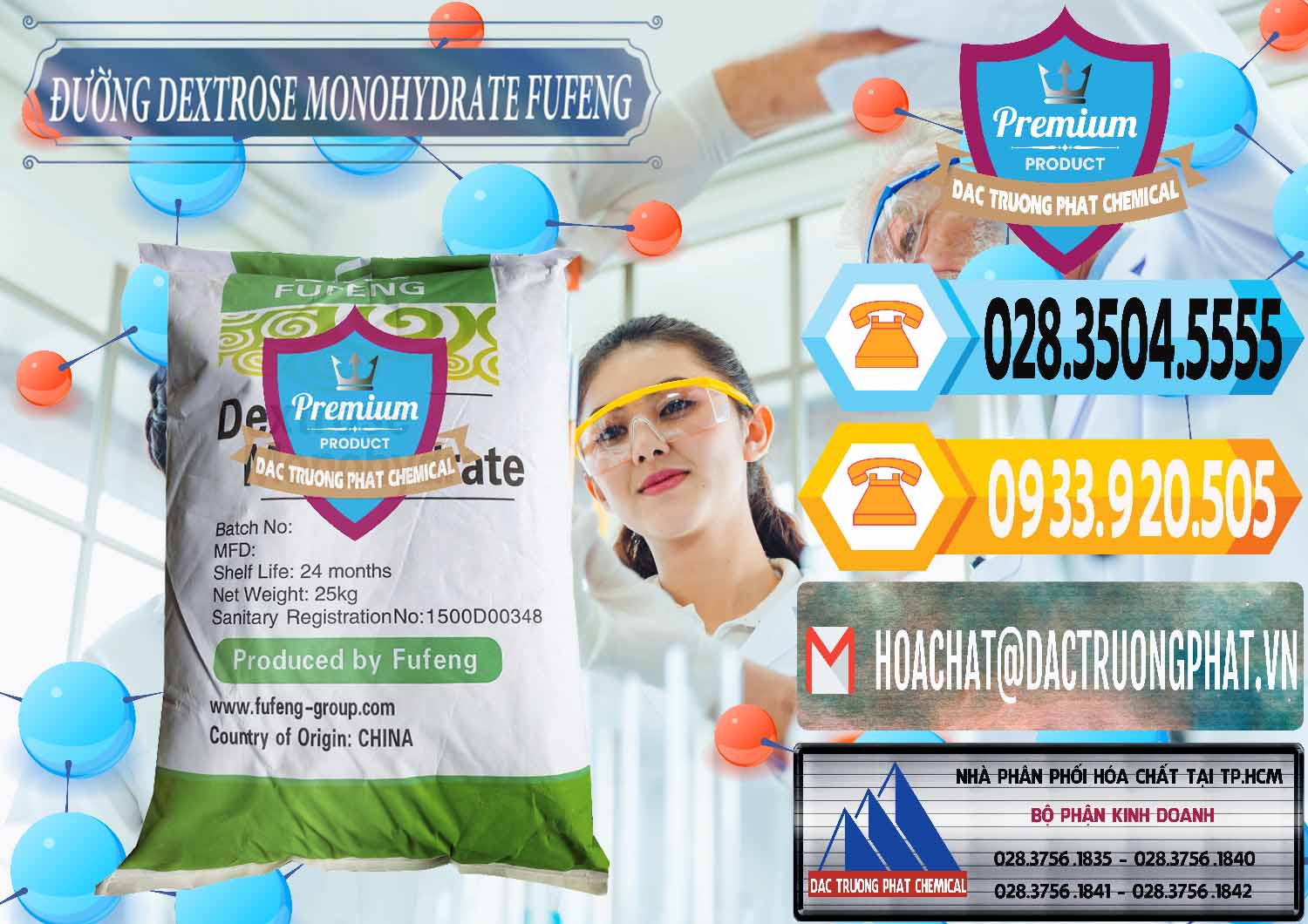 Cty chuyên bán & phân phối Đường Dextrose Monohydrate Food Grade Fufeng Trung Quốc China - 0223 - Chuyên bán _ cung cấp hóa chất tại TP.HCM - hoachattayrua.net
