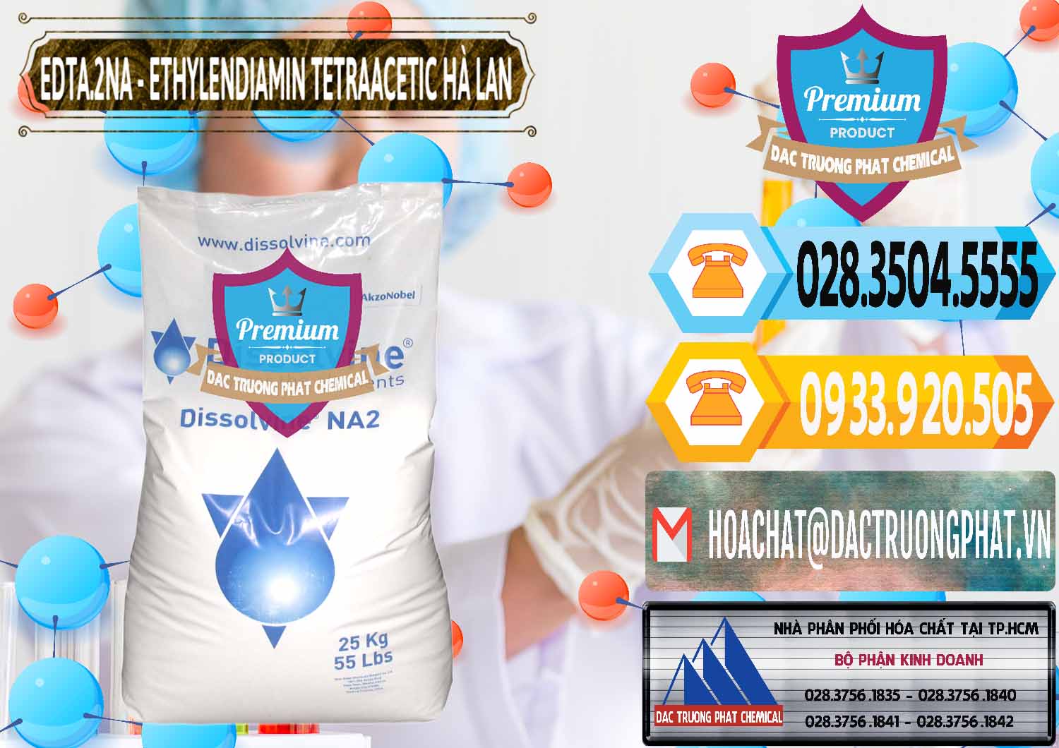 Cty chuyên bán và cung cấp EDTA.2NA - Ethylendiamin Tetraacetic Dissolvine Hà Lan Netherlands - 0064 - Đơn vị kinh doanh ( cung cấp ) hóa chất tại TP.HCM - hoachattayrua.net