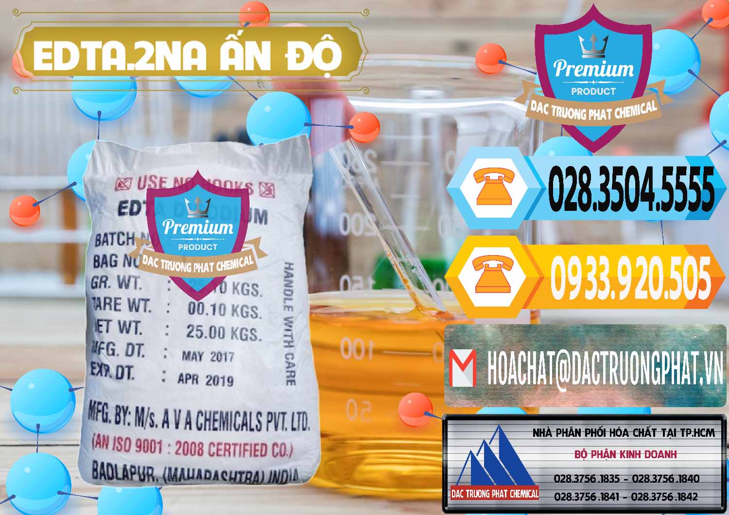 EDTA.2NA - Ethylendiamin Tetraacetic Ấn Độ India Đơn vị cung ứng - bán EDTA.2NA - Ethylendiamin Tetraacetic Ấn Độ India - 0416 - Công ty chuyên bán và phân phối hóa chất tại TP.HCM - hoachattayrua.net